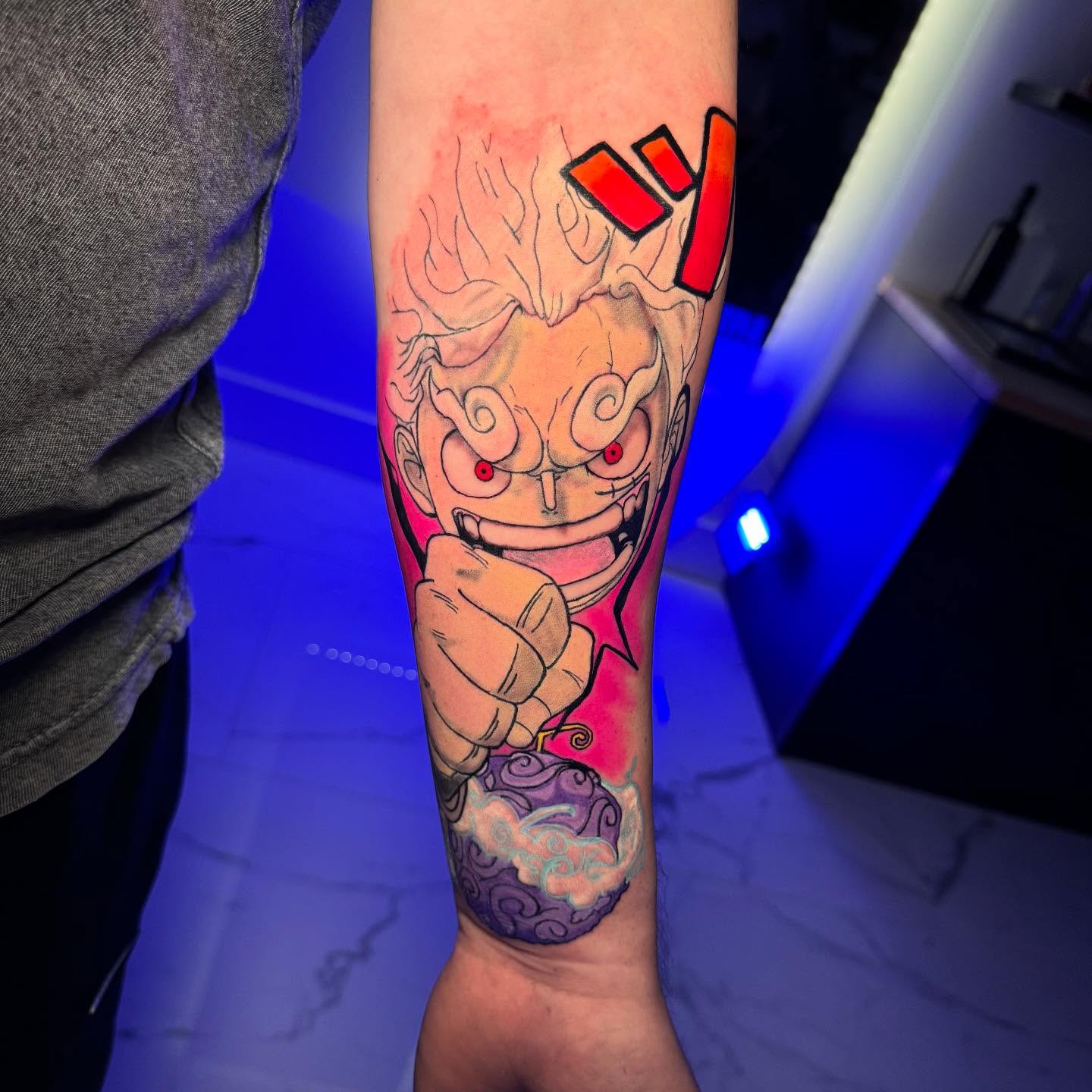 Tattoo by @dublink__ — anime