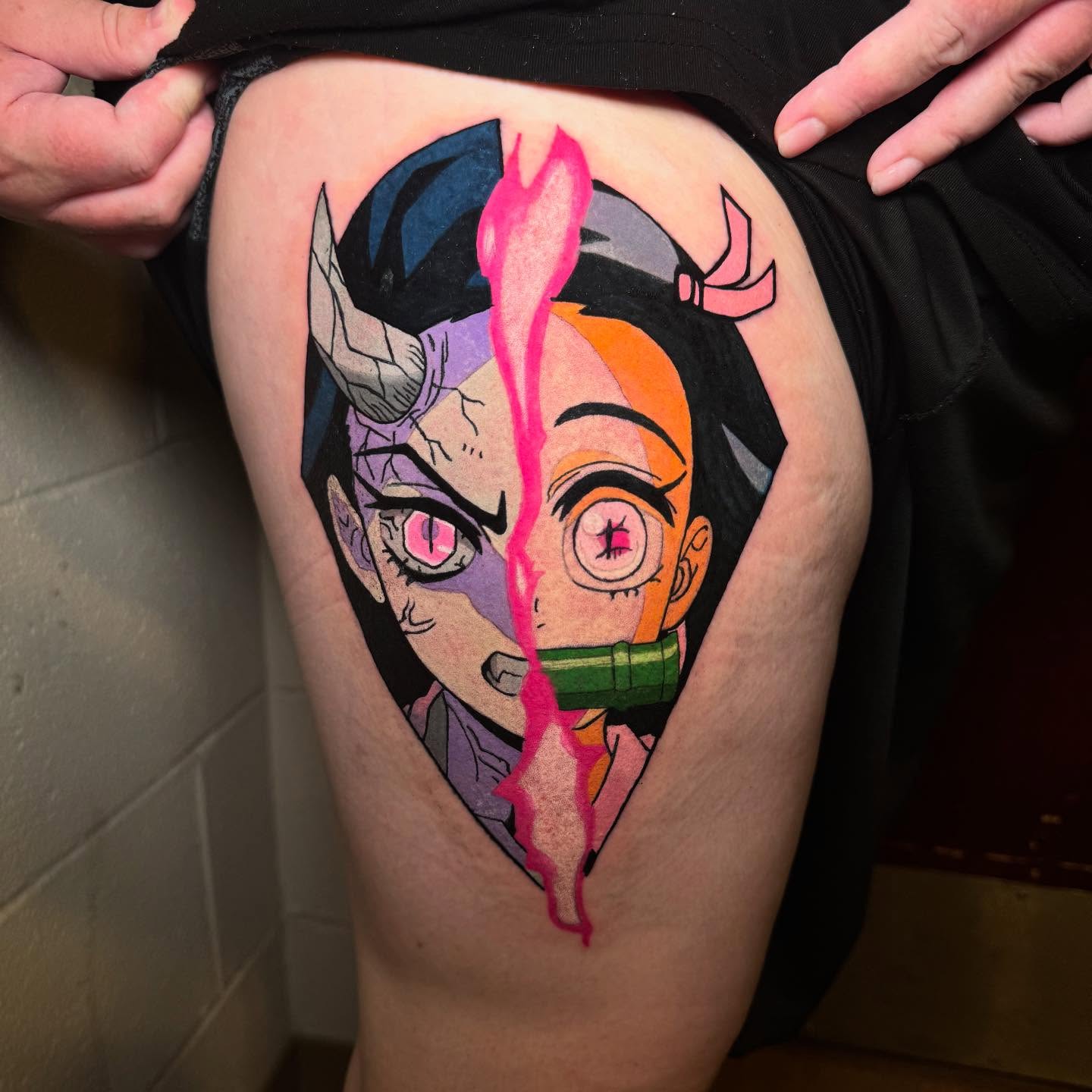 Tattoo by @dublink__ — anime