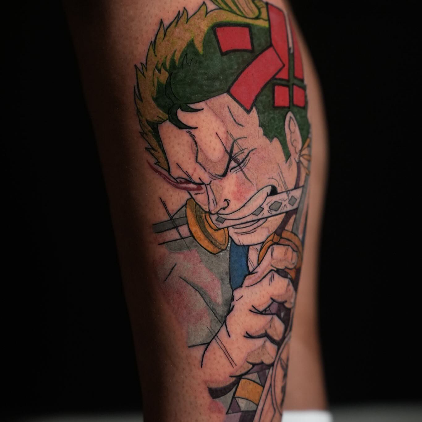 Tattoo by @dublink__ — anime