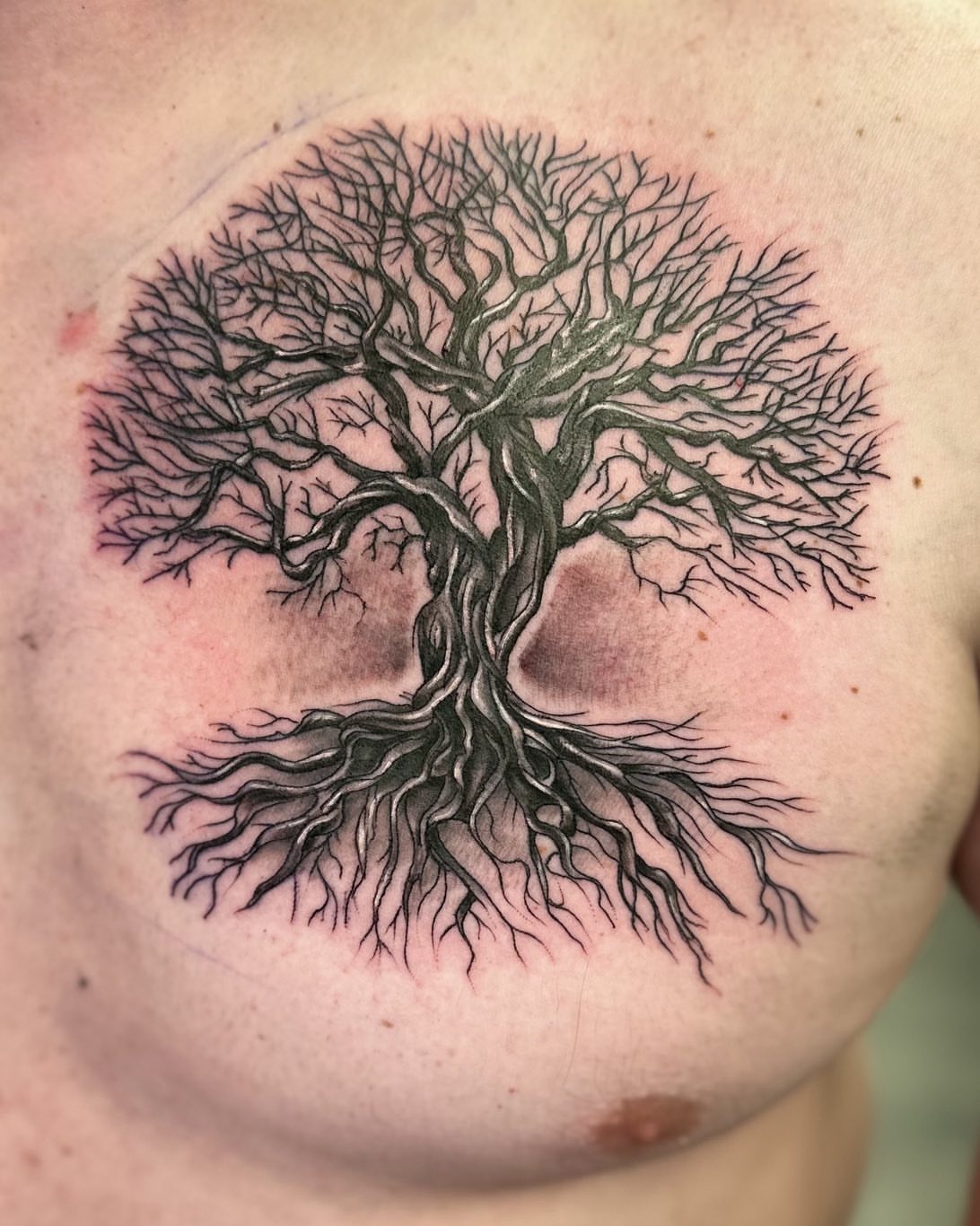 Tattoo by @josh.d.anderson — black_and_grey