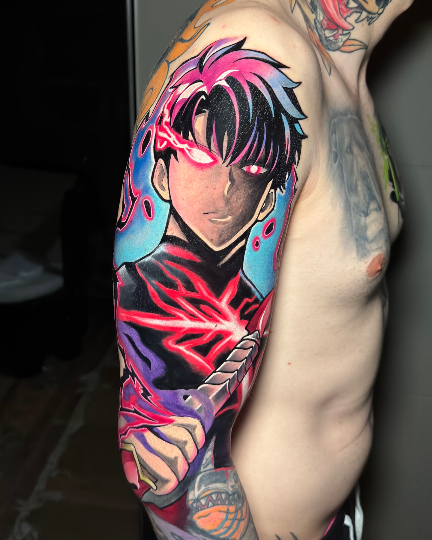 Tattoo by @romerotattoo — anime, realism