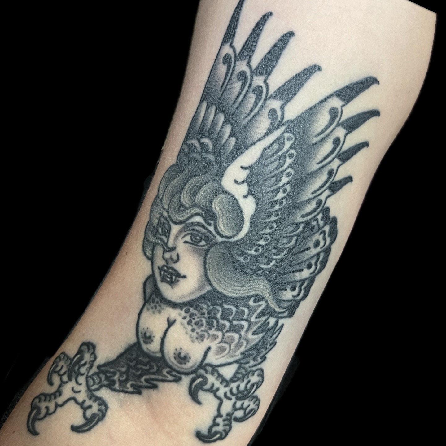 Tattoo by @cammerondamnit — black_and_grey