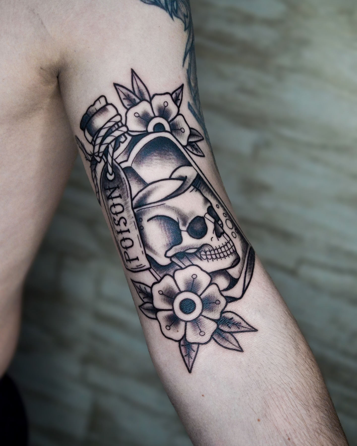 Tattoo by @egorgoltva — american_traditional, black_and_grey