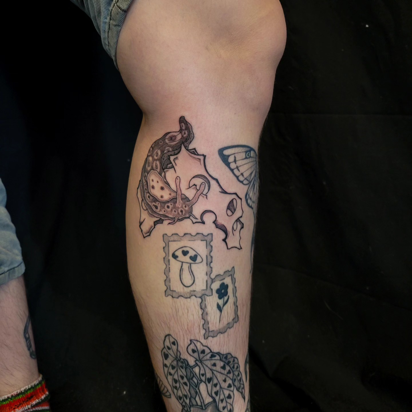 Tattoo by @finite.not.infinite — dotwork, surrealism