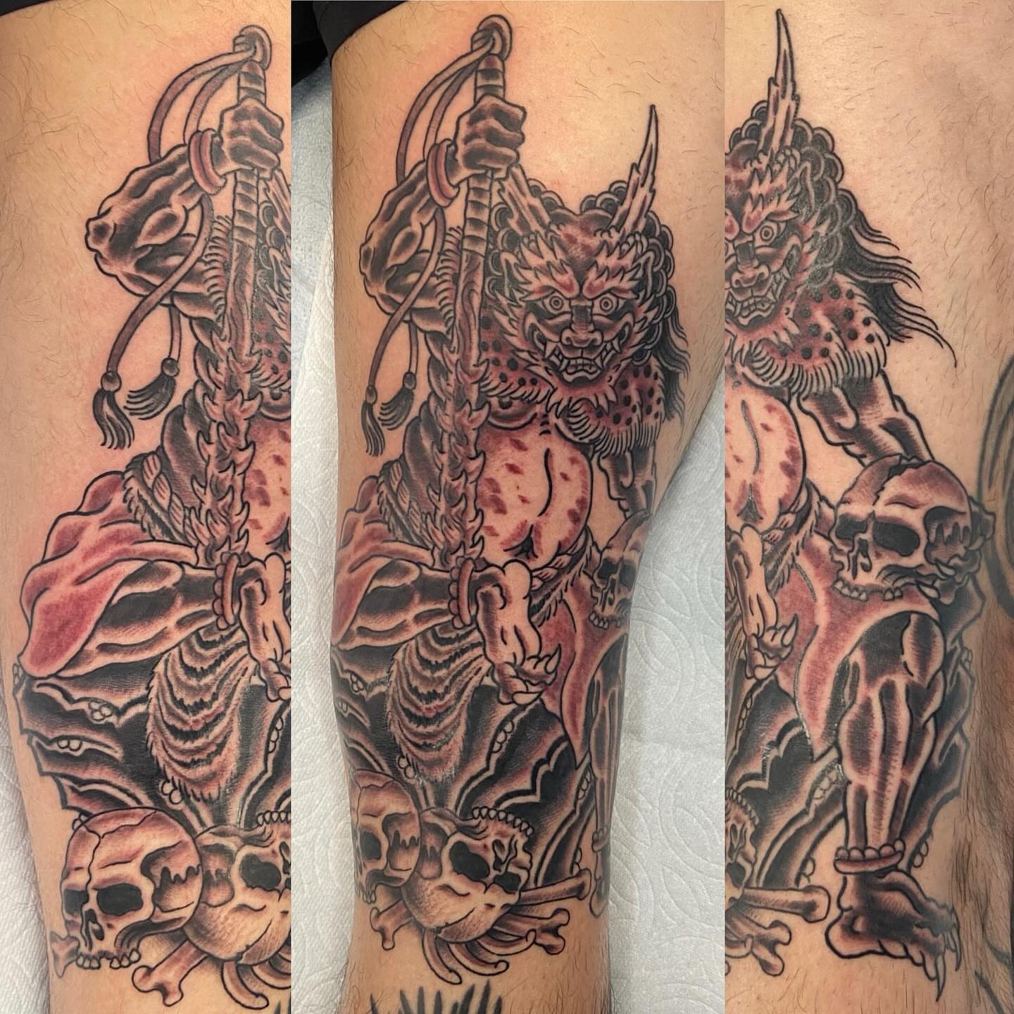 Tattoo by @noryanbaker — japanese_irezumi, dark_realism