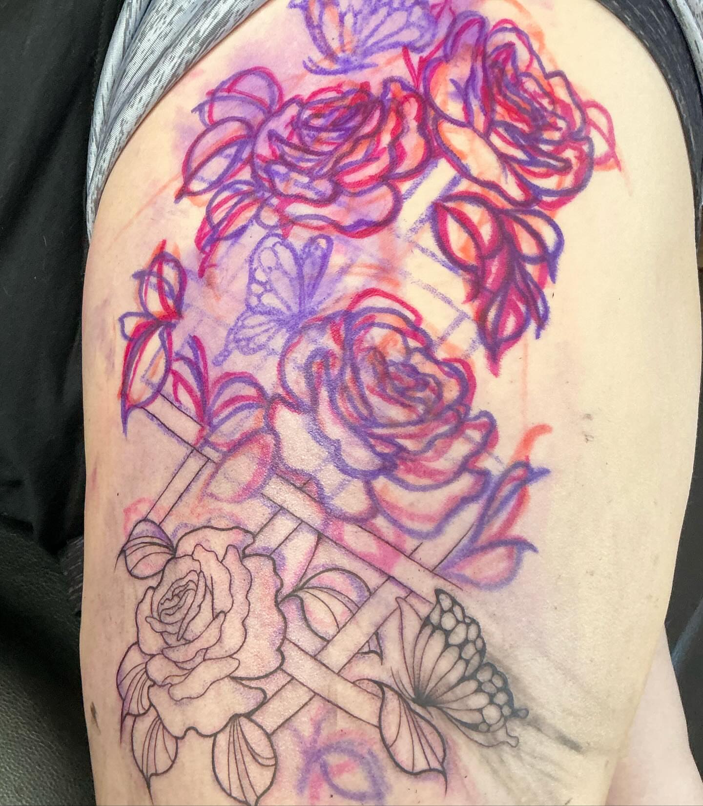 Tattoo by @heathersyvilla — watercolor