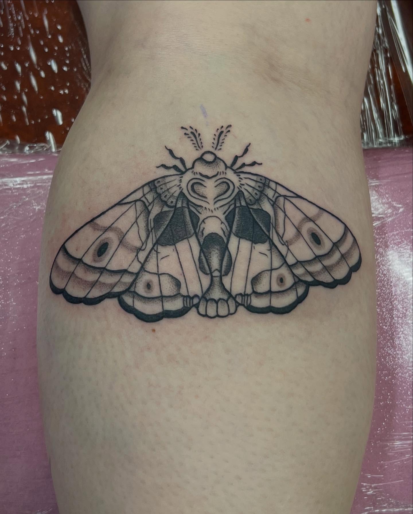 Tattoo by @allisoninkstattoo — black_and_grey