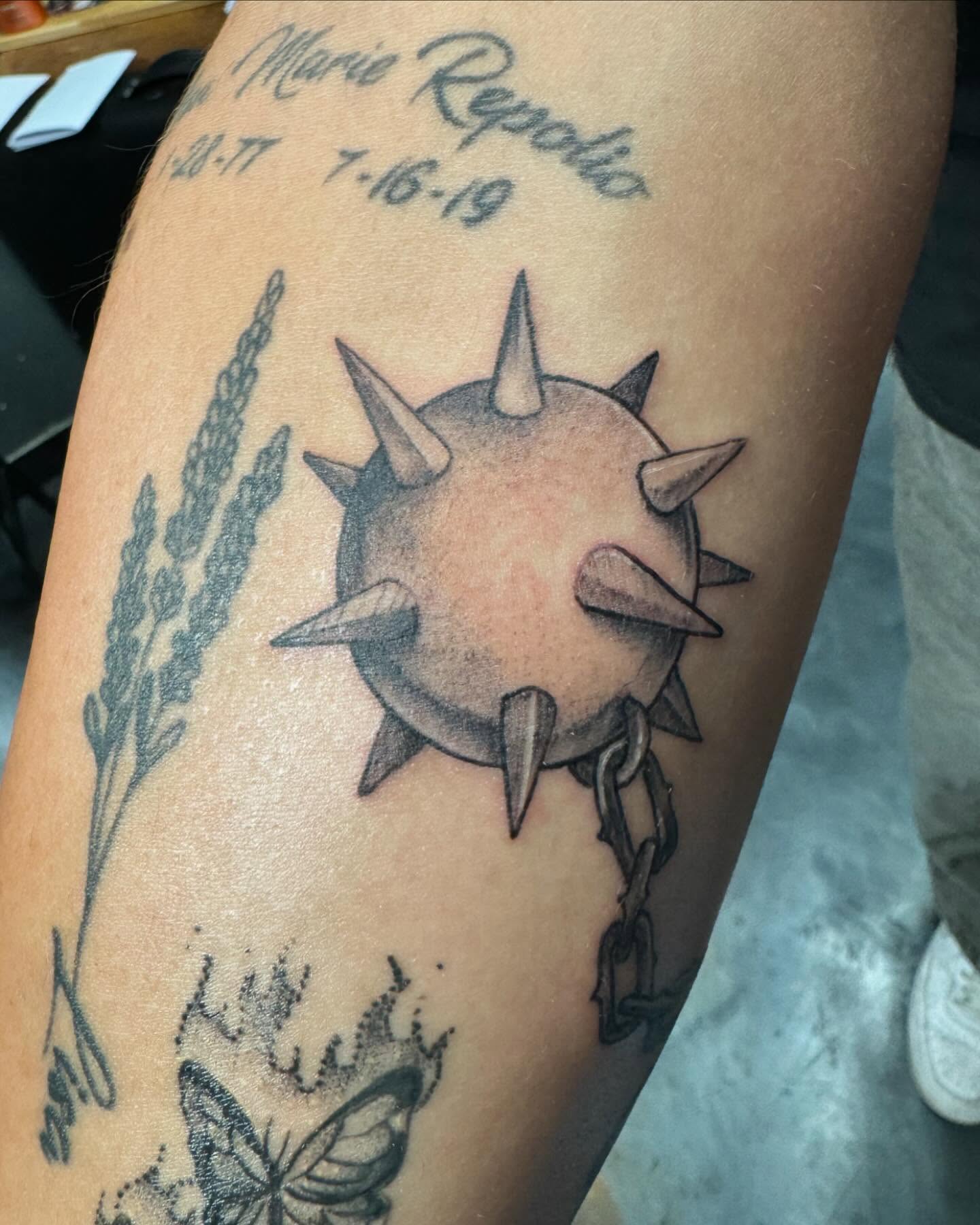 Tattoo by @kylehtattoo — black_and_grey