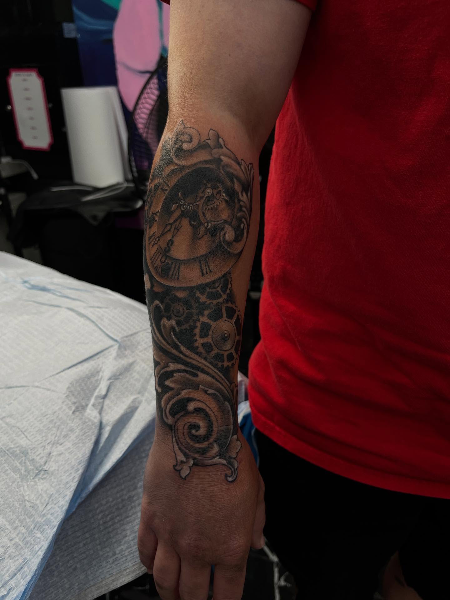 Tattoo by @inkedbycahela — black_and_grey, realism