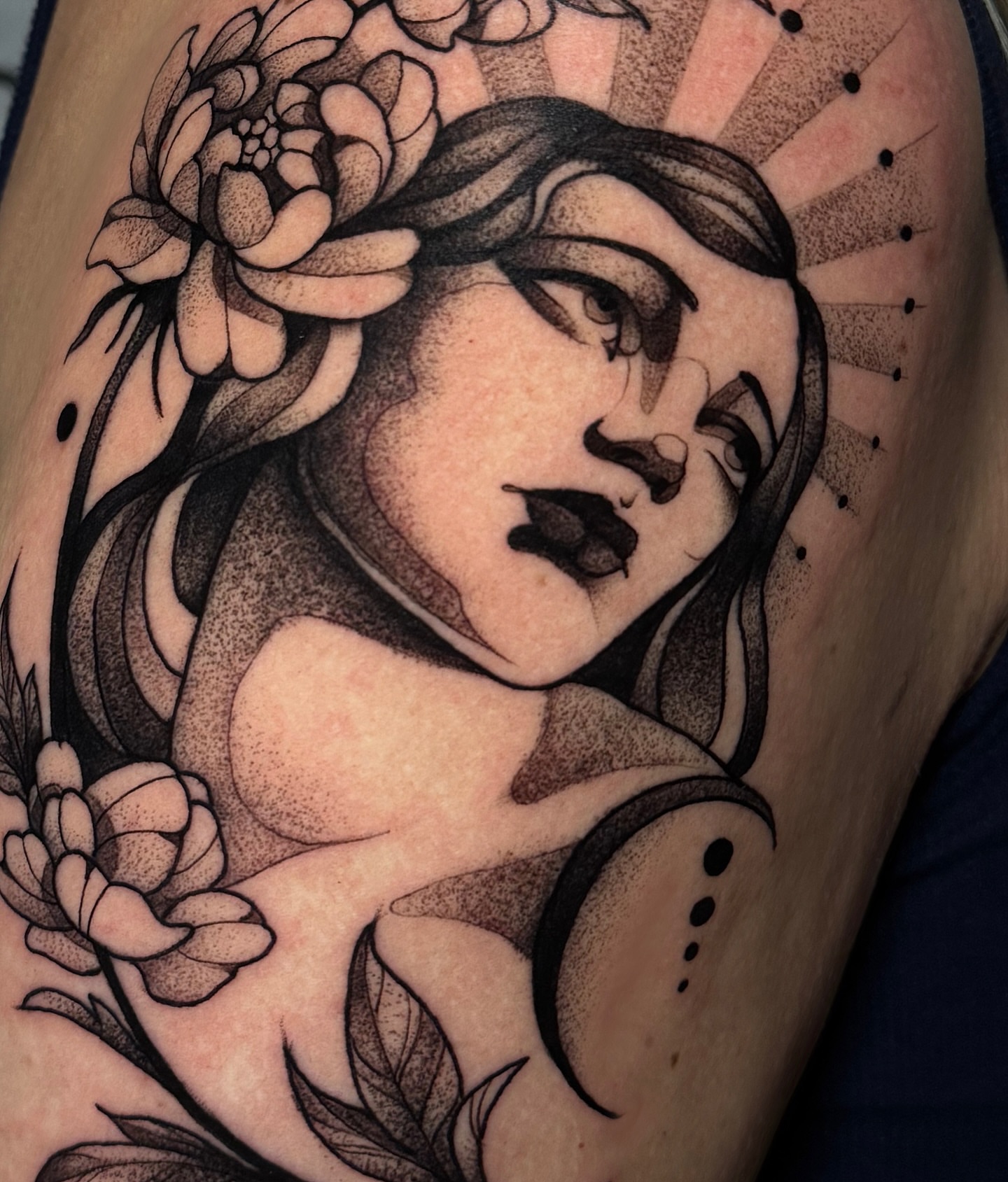 Tattoo by @lauren.tattoos — dotwork