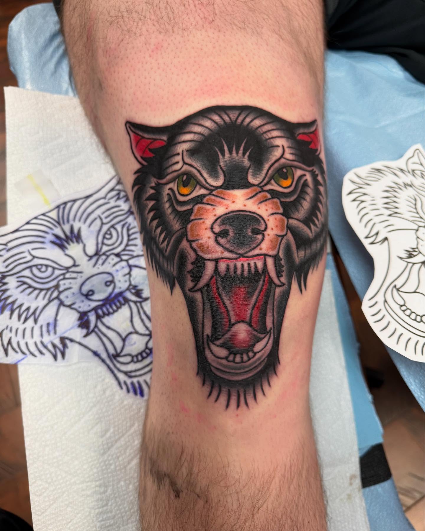 Tattoo by @howler.tattoos โ realism, dark_realism