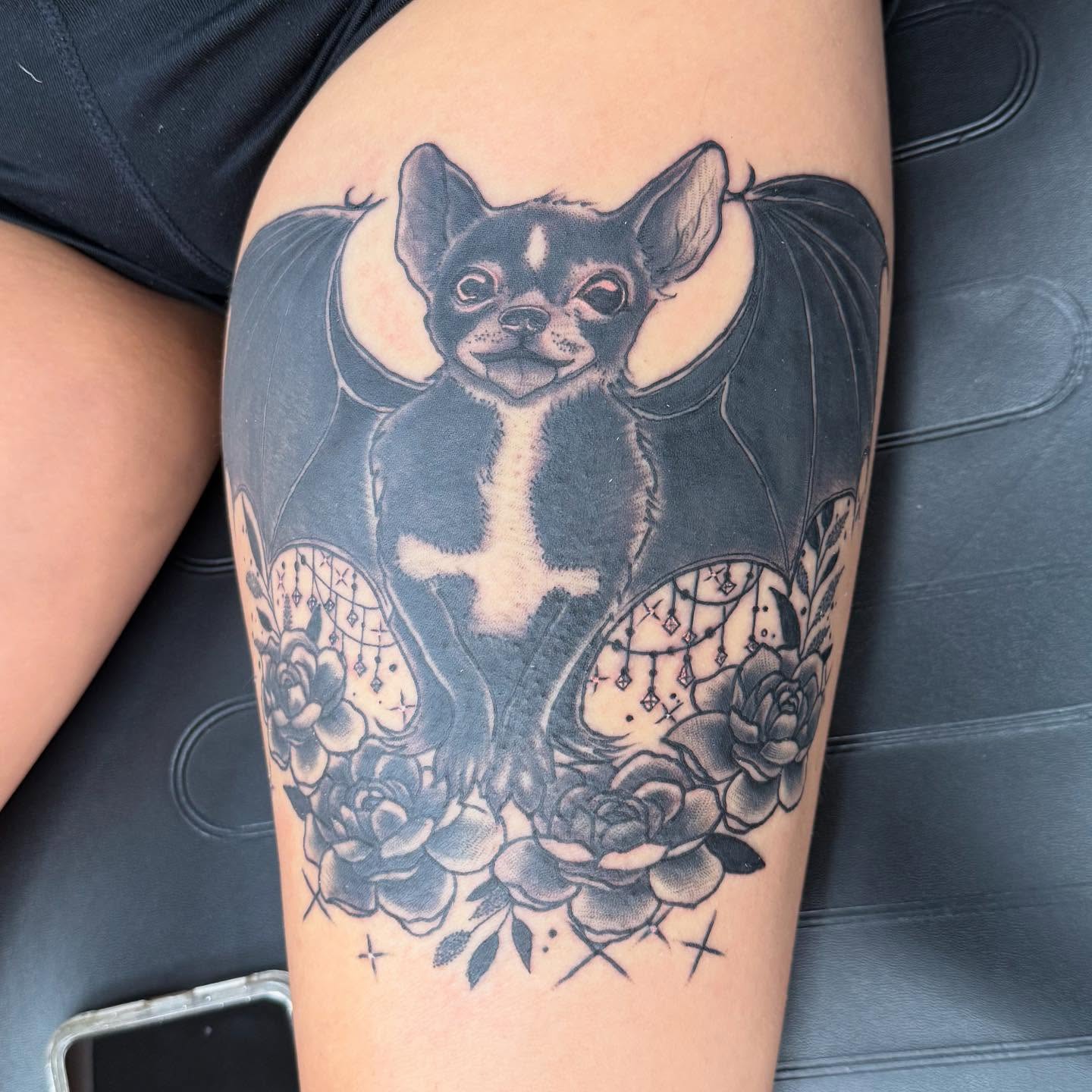 Tattoo by @seanhollandtat2 — black_and_grey, realism