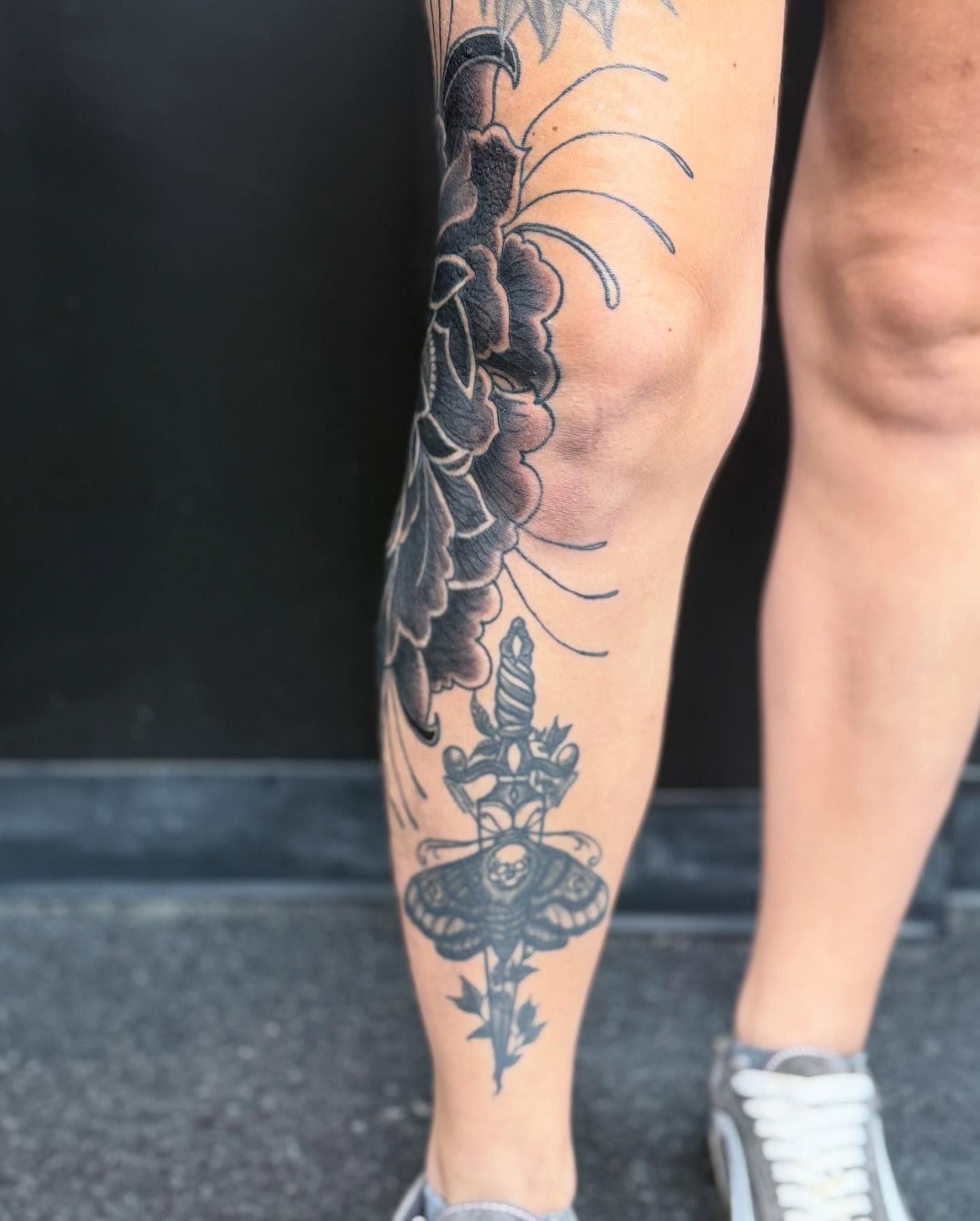Tattoo by @seanhollandtat2 — black_and_grey