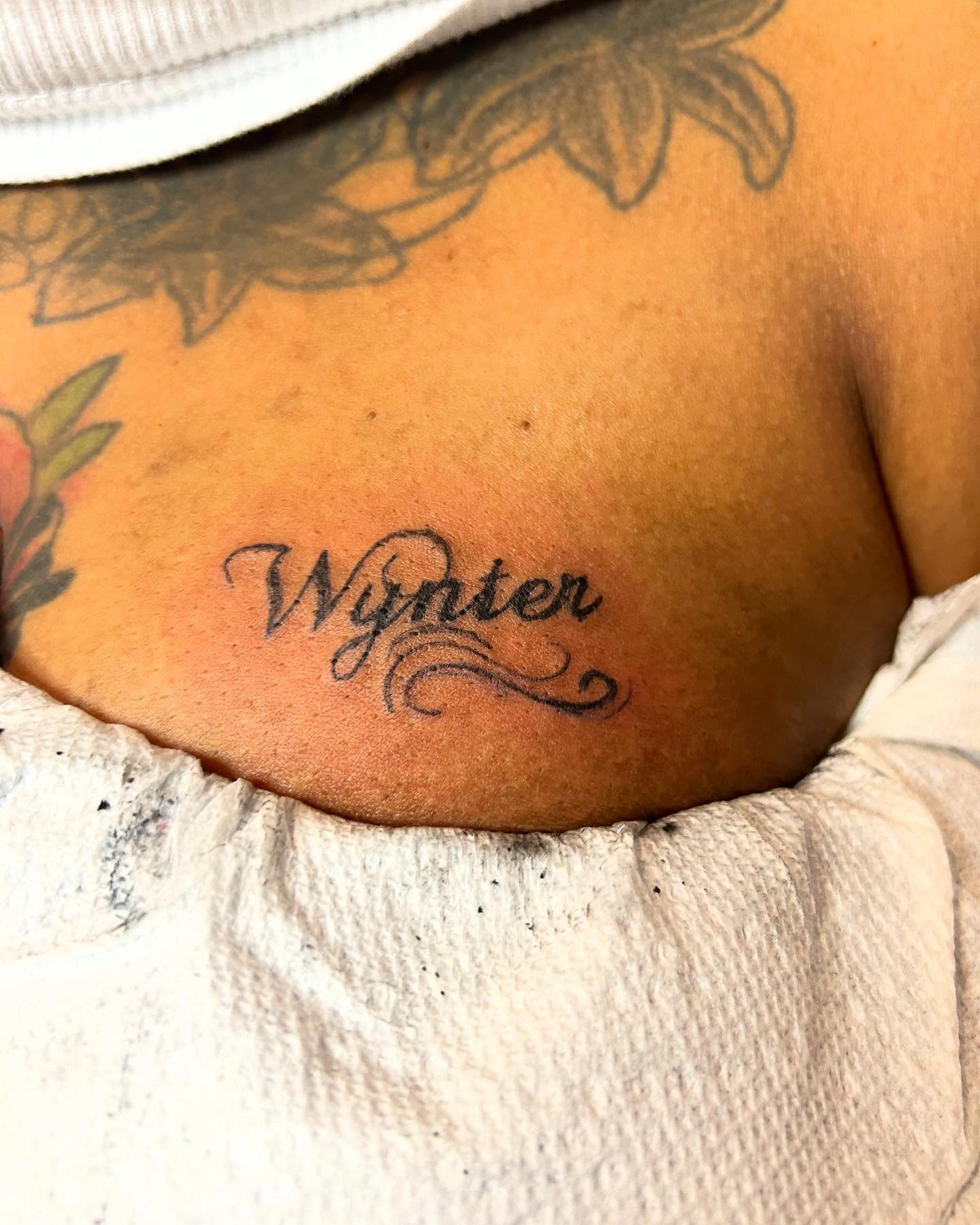 Tattoo by @ms.prettyink — lettering_script