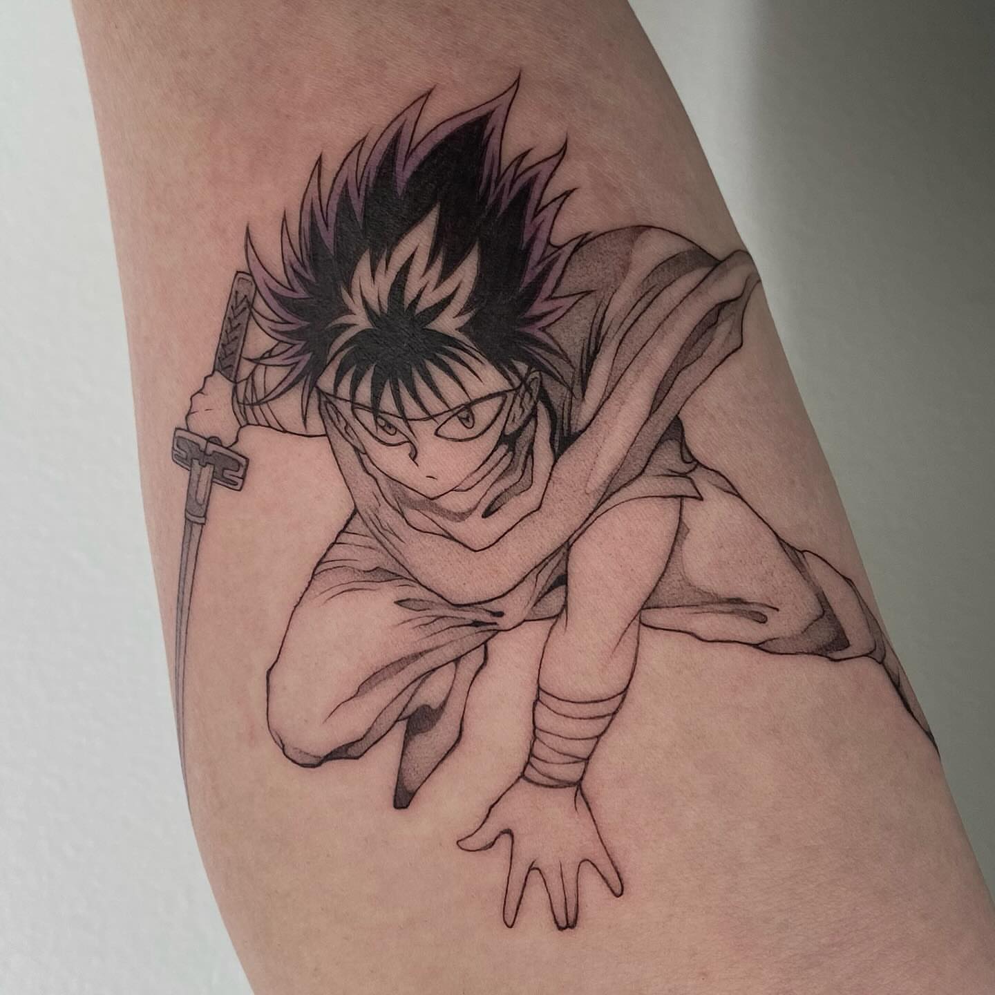 Tattoo by @lunafterdark.tattoos — anime
