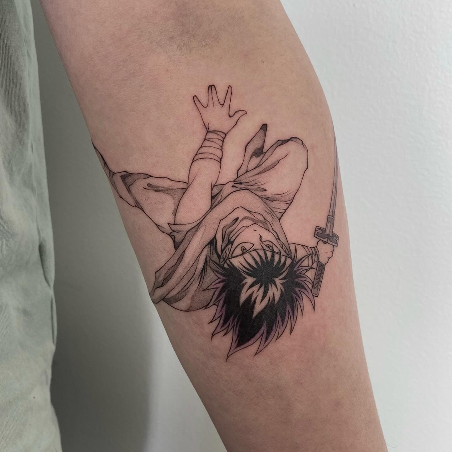 Tattoo by @lunafterdark.tattoos — anime