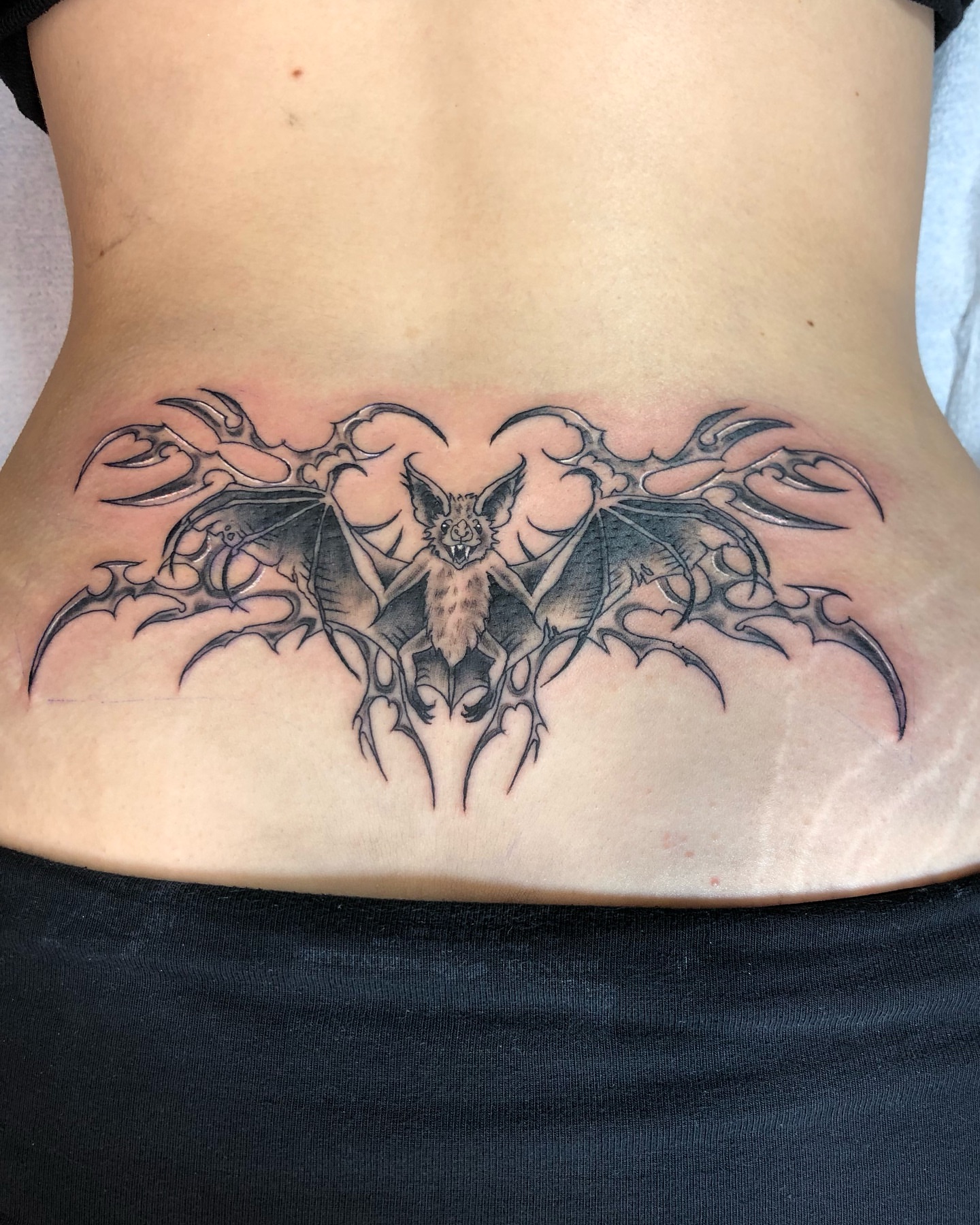 Tattoo by @aidabtattoo — black_and_grey