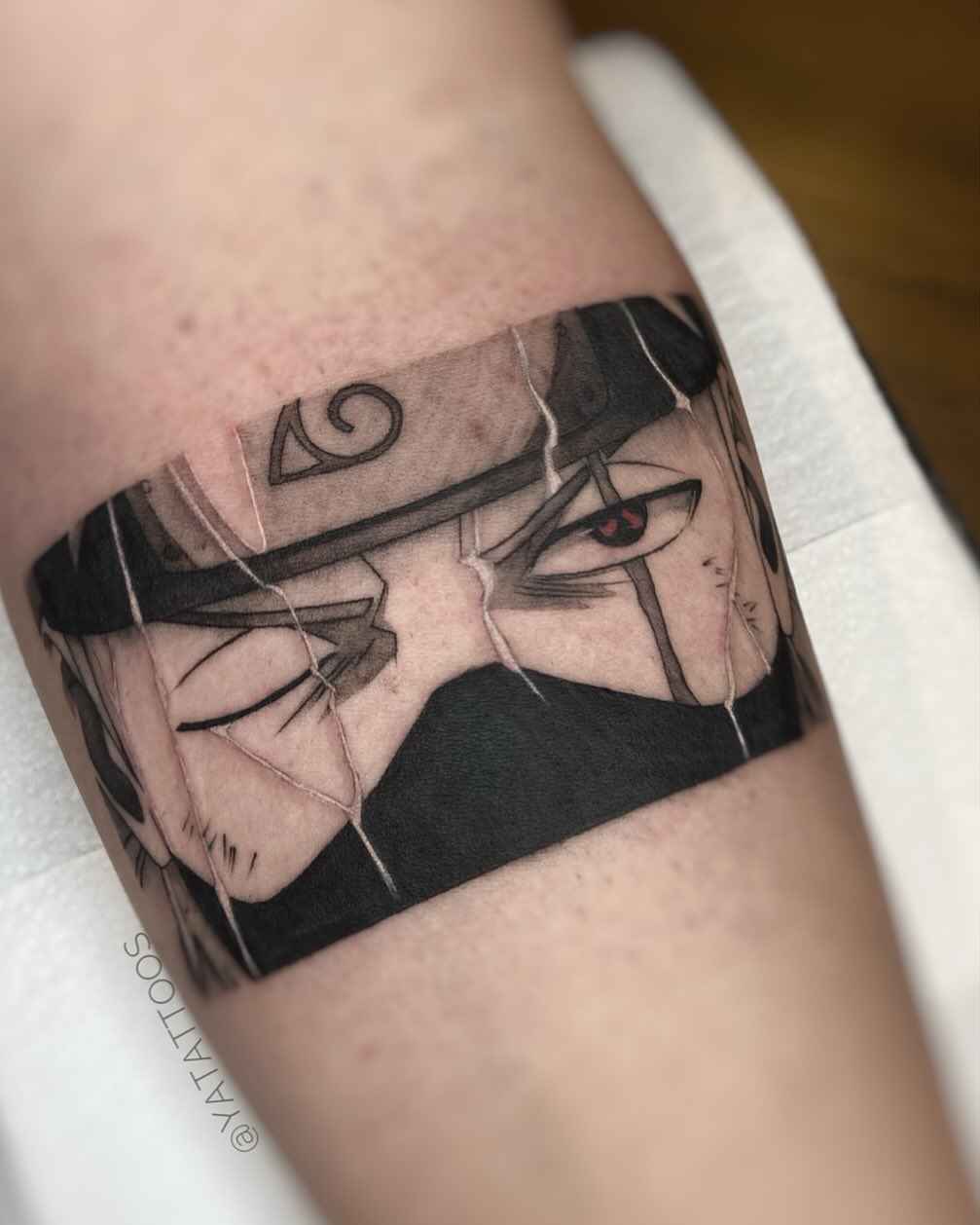 Tattoo by @yatattoos — anime