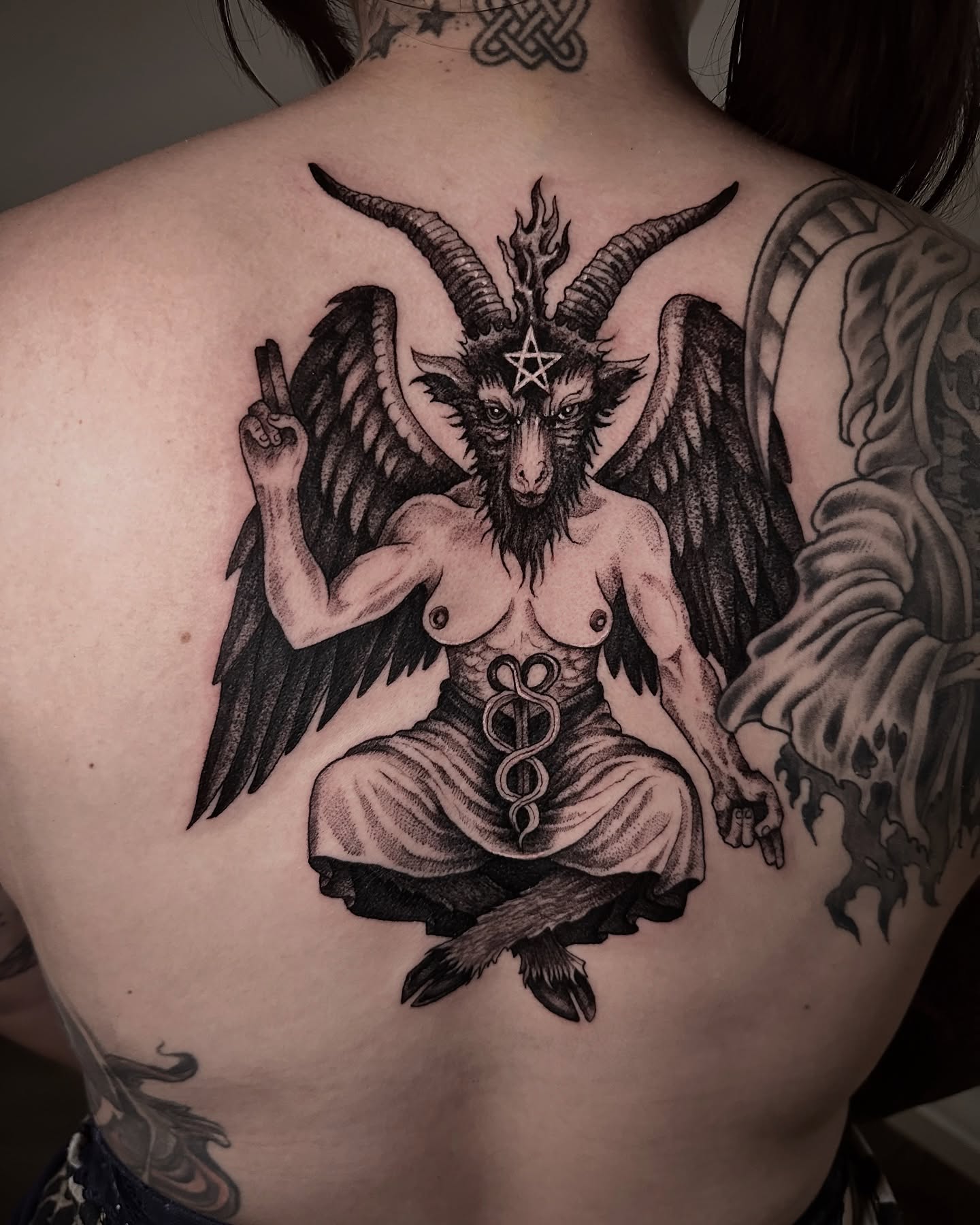 Tattoo by @pablomoreiratattoo — black_and_grey, realism