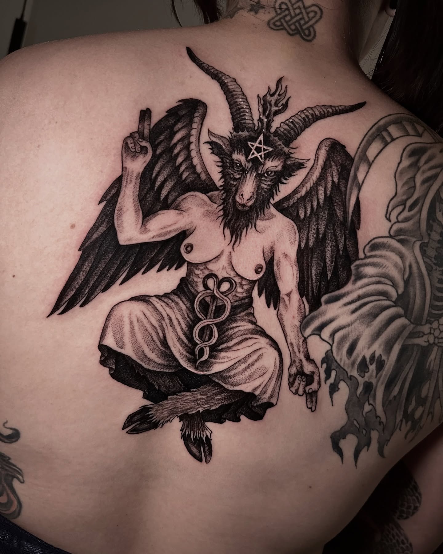Tattoo by @pablomoreiratattoo — black_and_grey, realism
