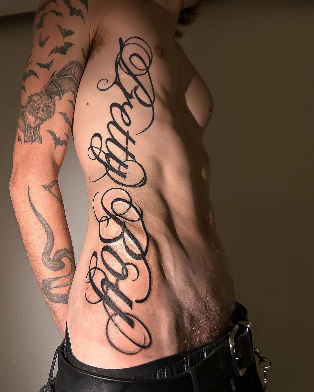 Tattoo by @hayleybayleytattoos — lettering_script