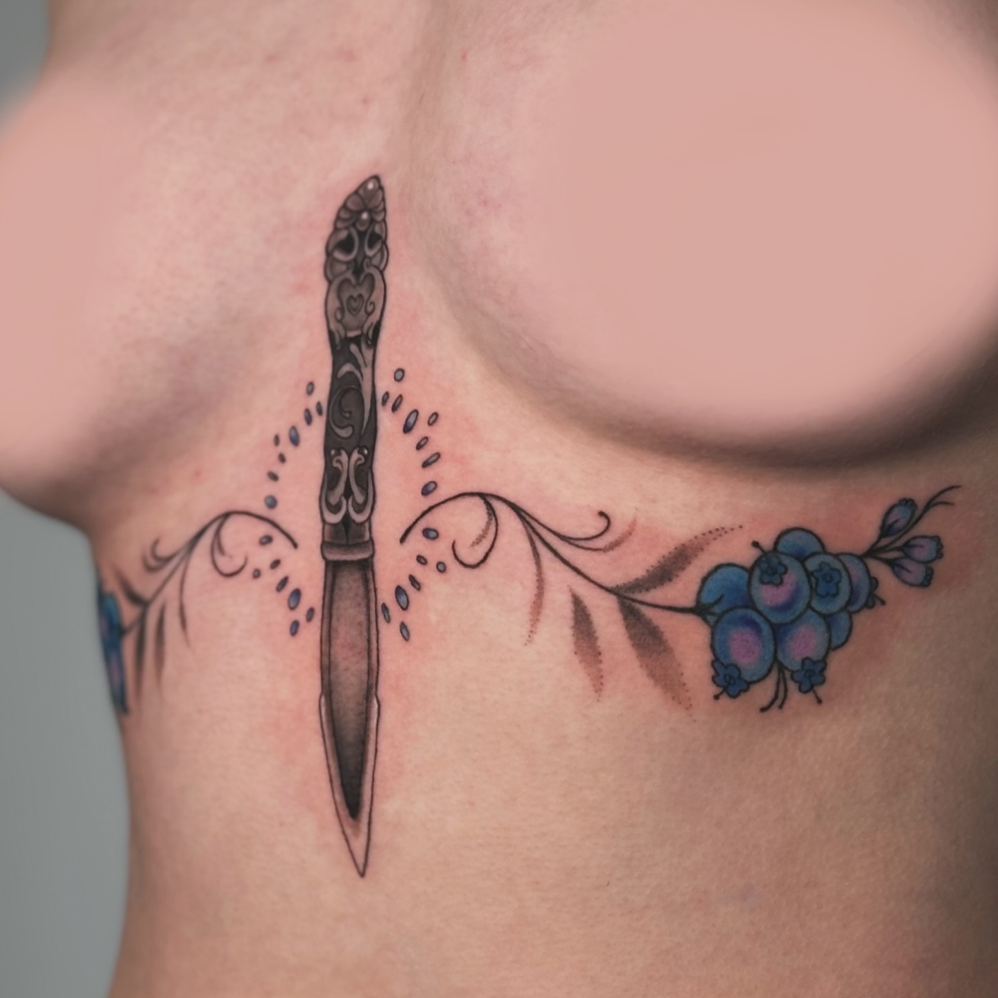 Tattoo by @darkodama — dotwork, ornamental