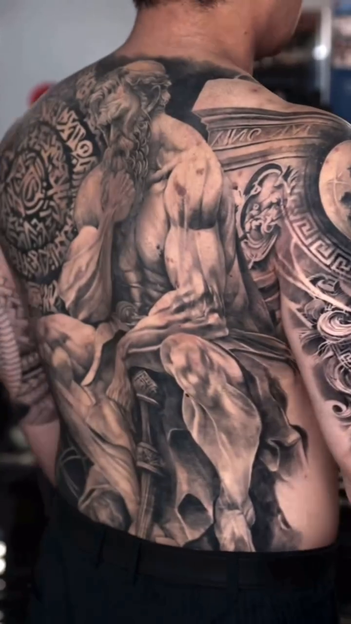 Tattoo by @tattooist_reset β realism, black_and_grey