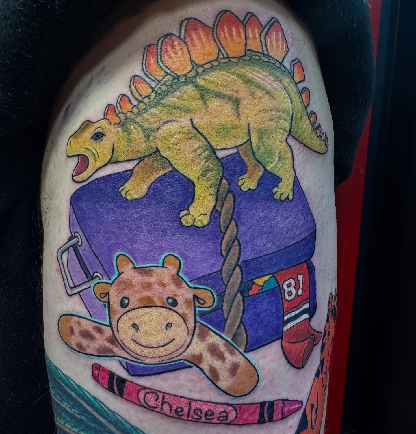 Tattoo by @shabby_beatnik — realism, dotwork