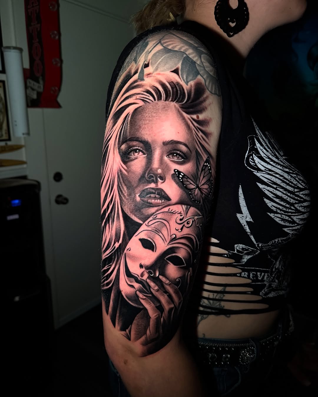 Tattoo by @tattoosbygonzo530 — realism, black_and_grey