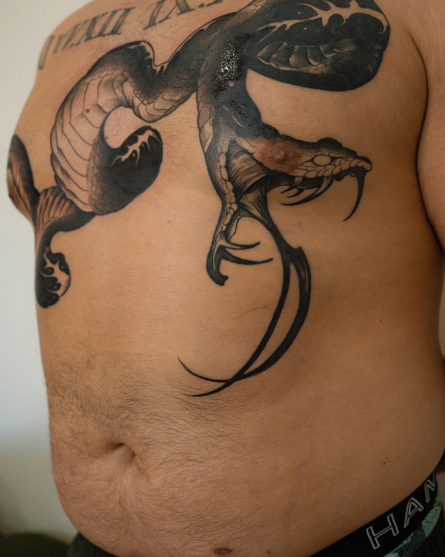 Tattoo by @red_lettr — black_and_grey