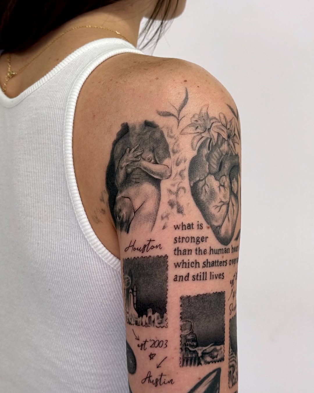 Tattoo by @ilovebluestattoos โ black_and_grey, realism