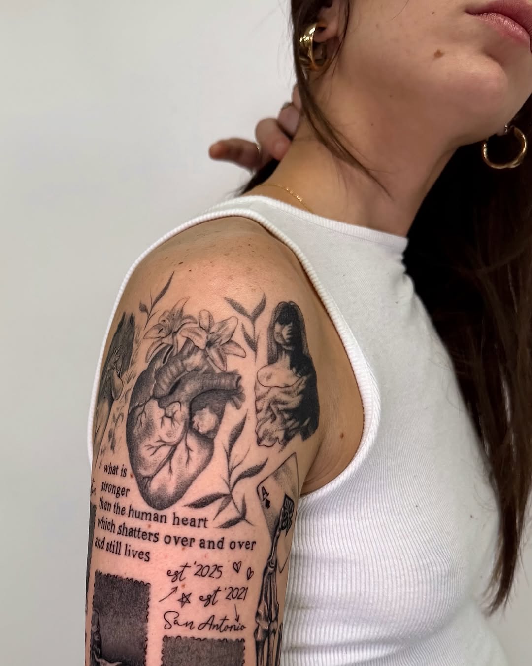 Tattoo by @ilovebluestattoos โ realism, chicano