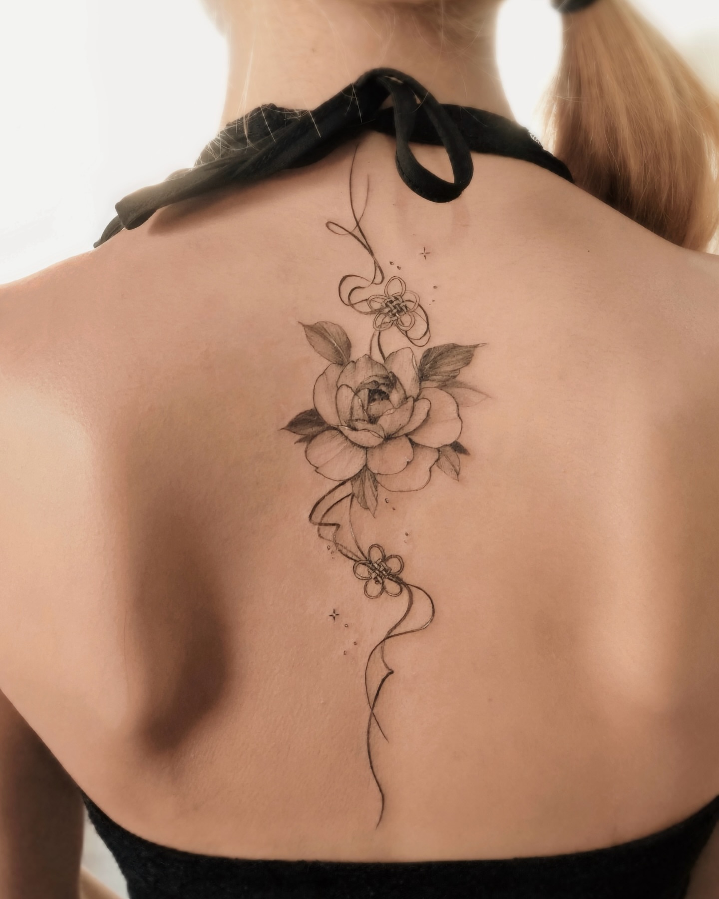 Tattoo by @heoyeon__tattoo — black_and_grey