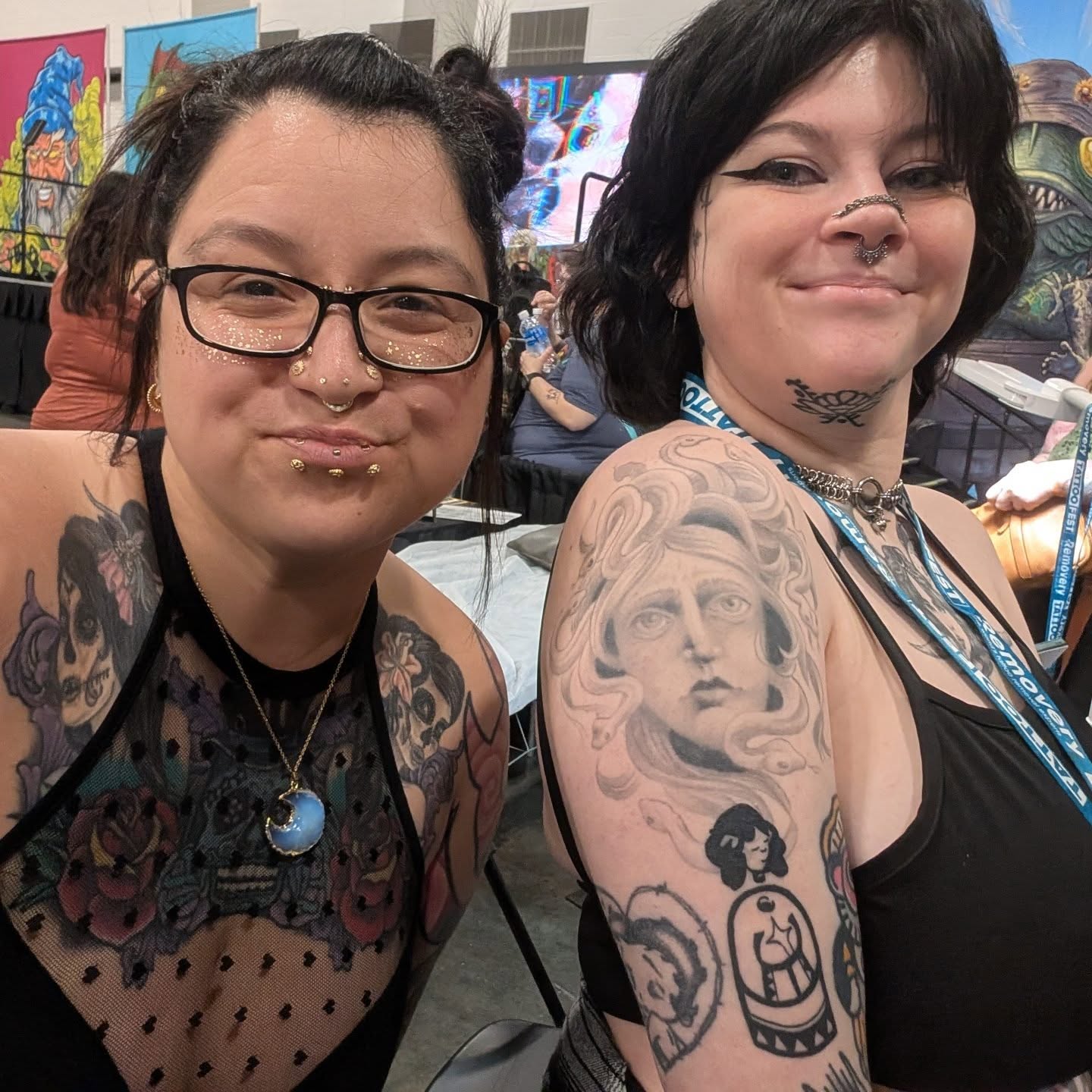 Woman's face American traditional tattoo on the upper arm by 🌸Elena Scott🌵Ohio Tattoo Artist