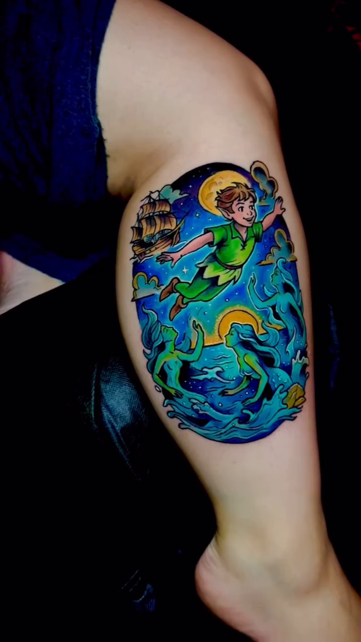 Tattoo by @joshmoontattoos โ new_school, anime