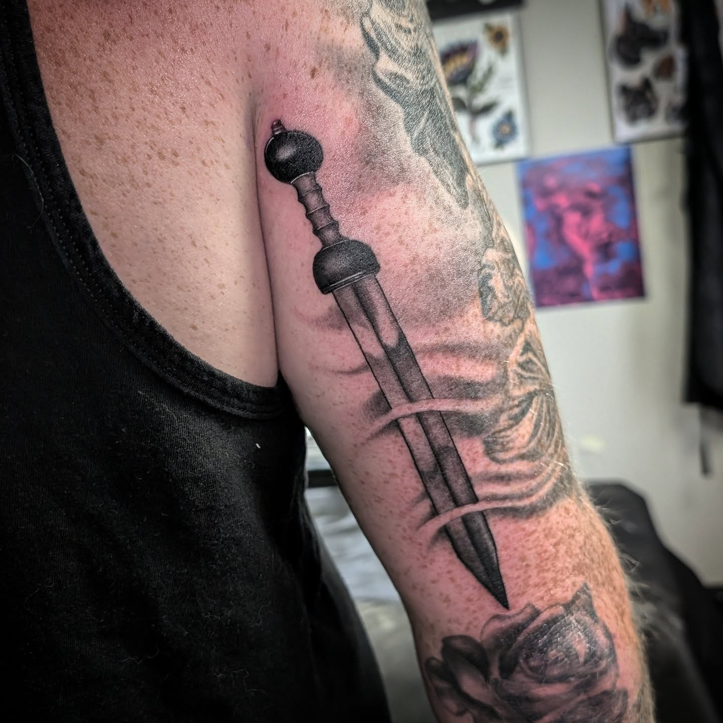 Tattoo by @estcoast — black_and_grey