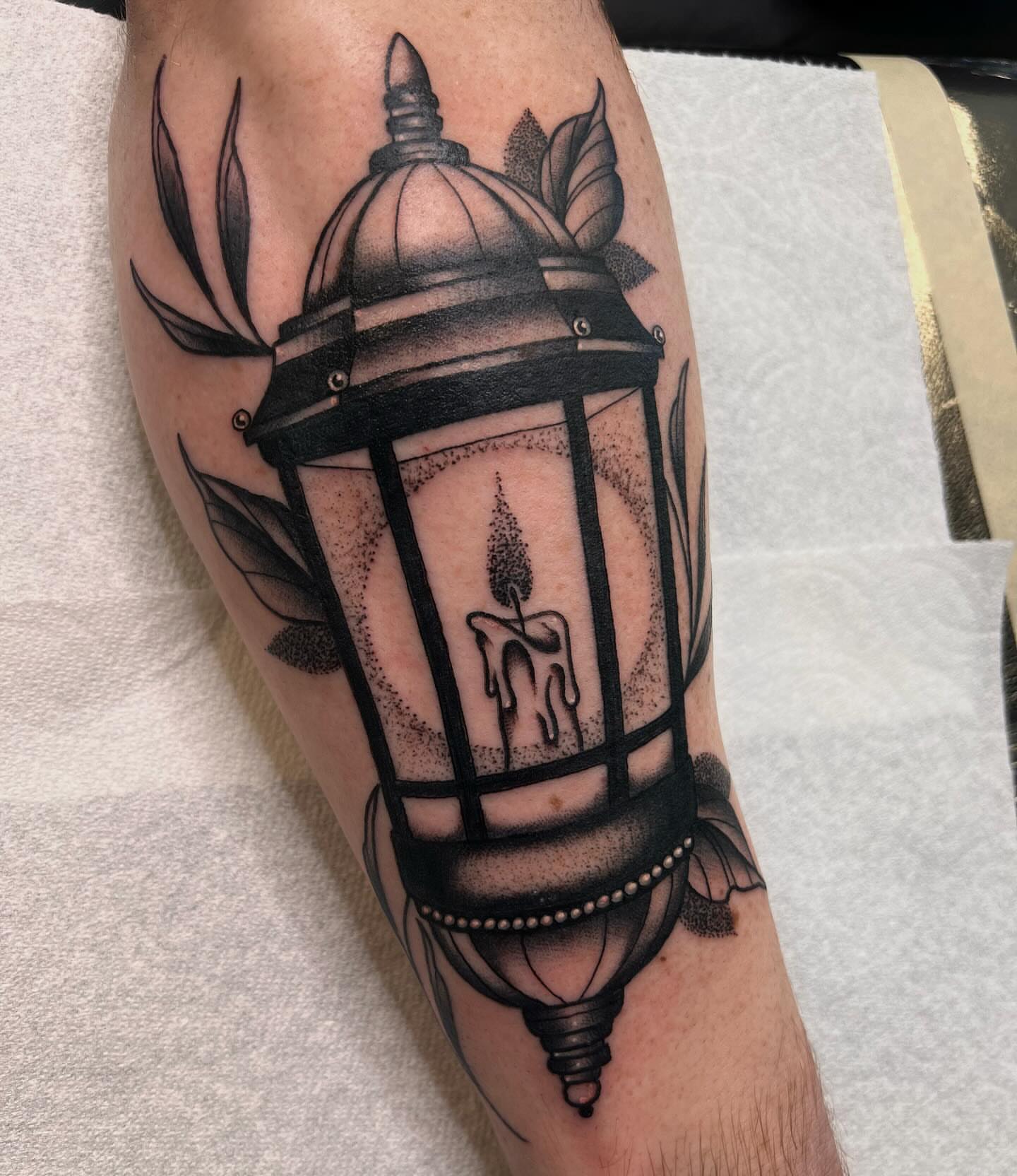 Tattoo by @molliecooltattoos — dotwork