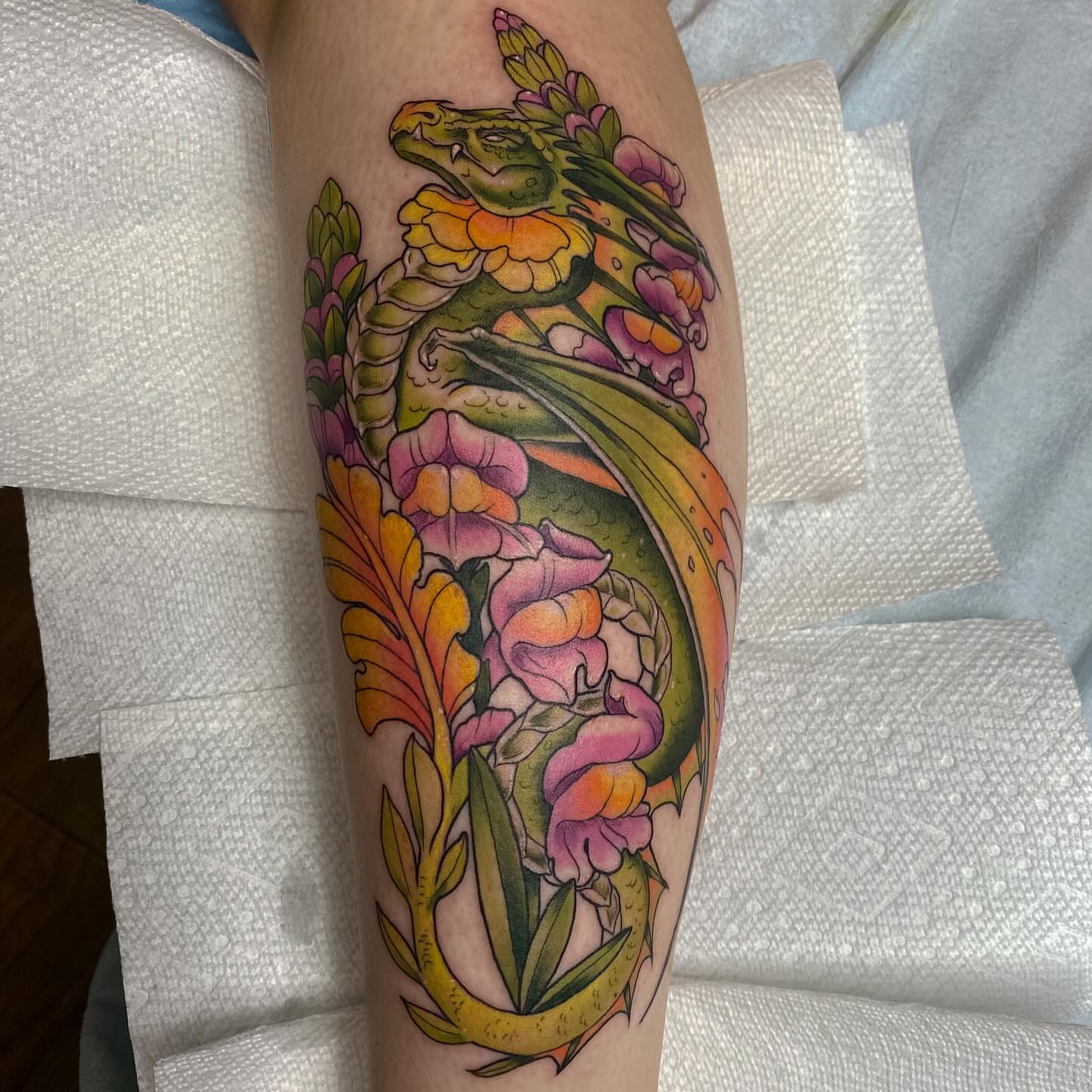 Tattoo by @some.mo.art — new_school, ornamental