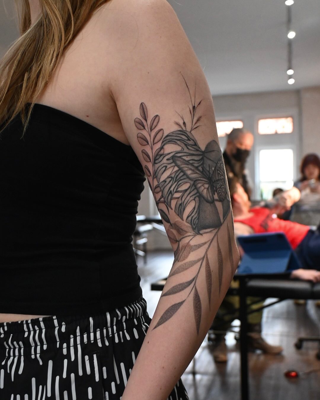 Tattoo by @simbalysm — dotwork, black_and_grey