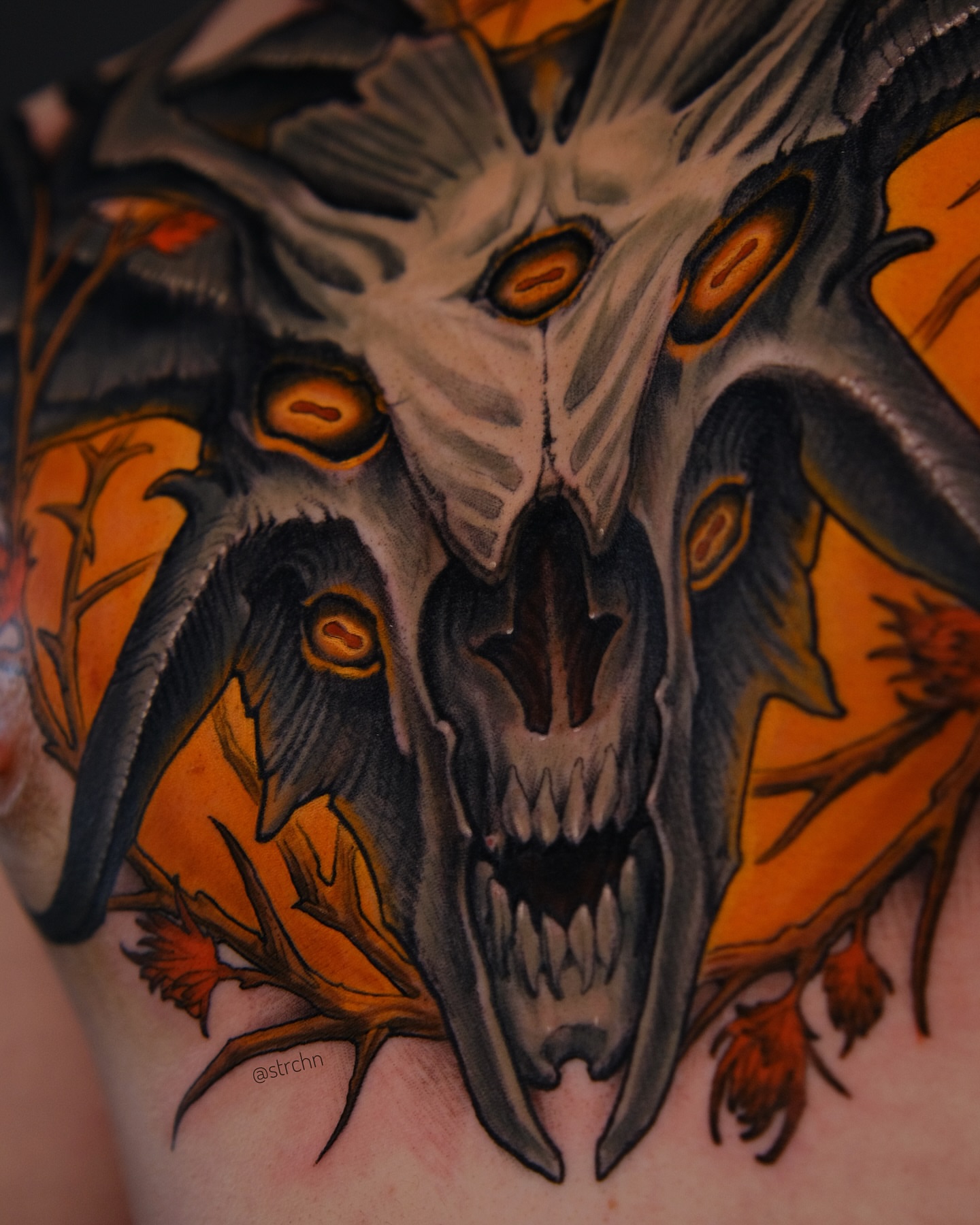 Tattoo by @strchn — dark_realism