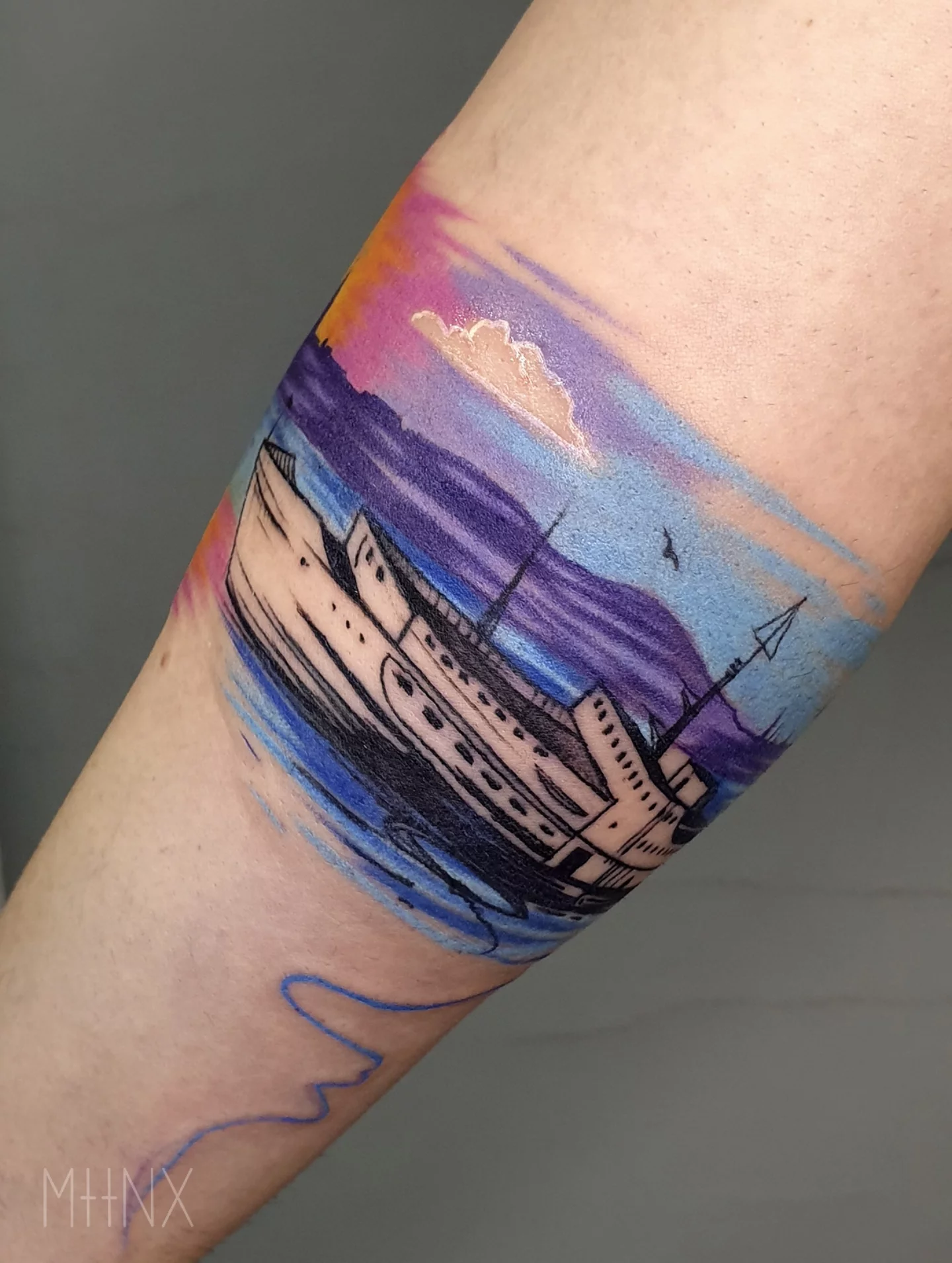 Tattoo by @mattynox — watercolor