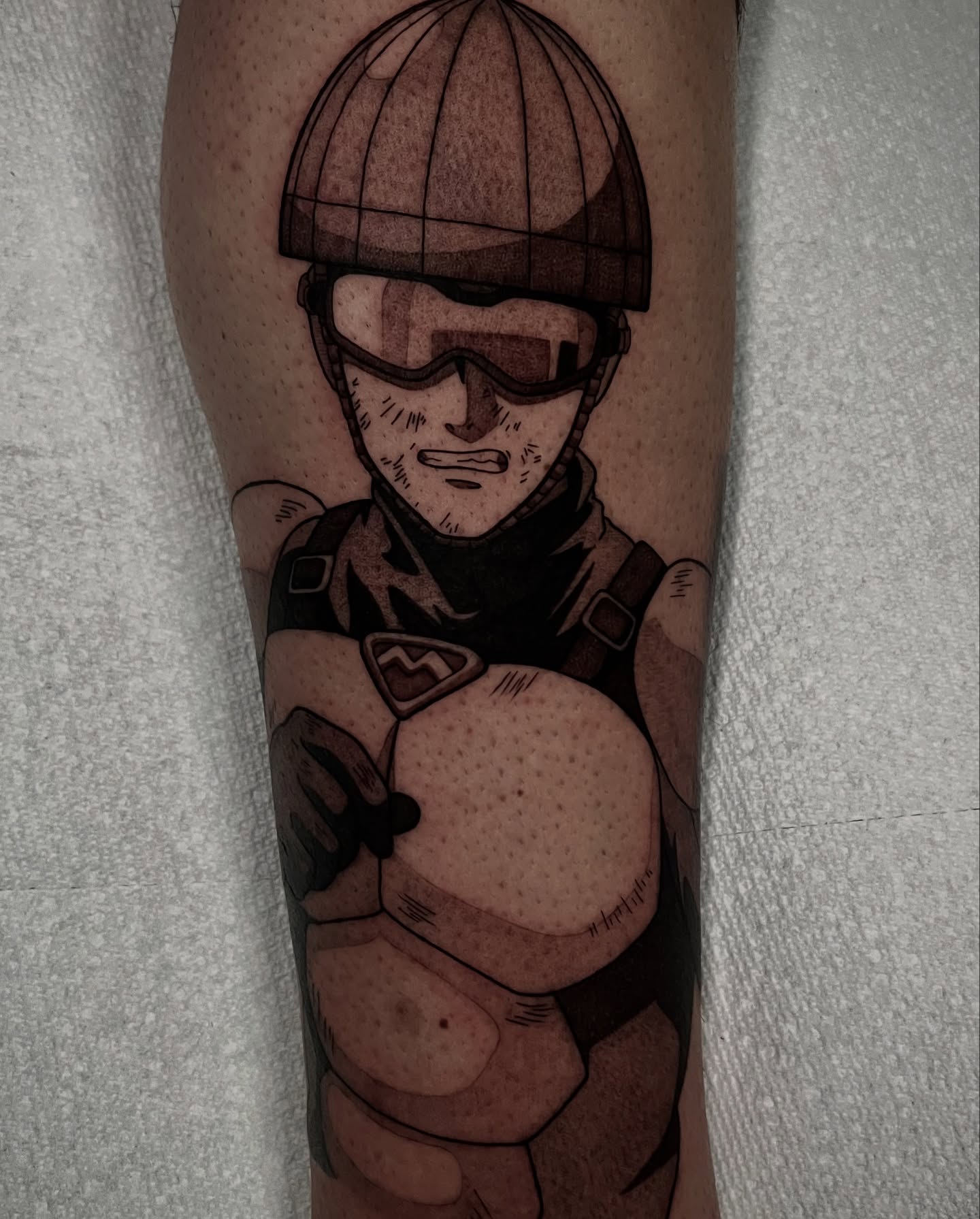 Tattoo by @bingtattoos — black_and_grey
