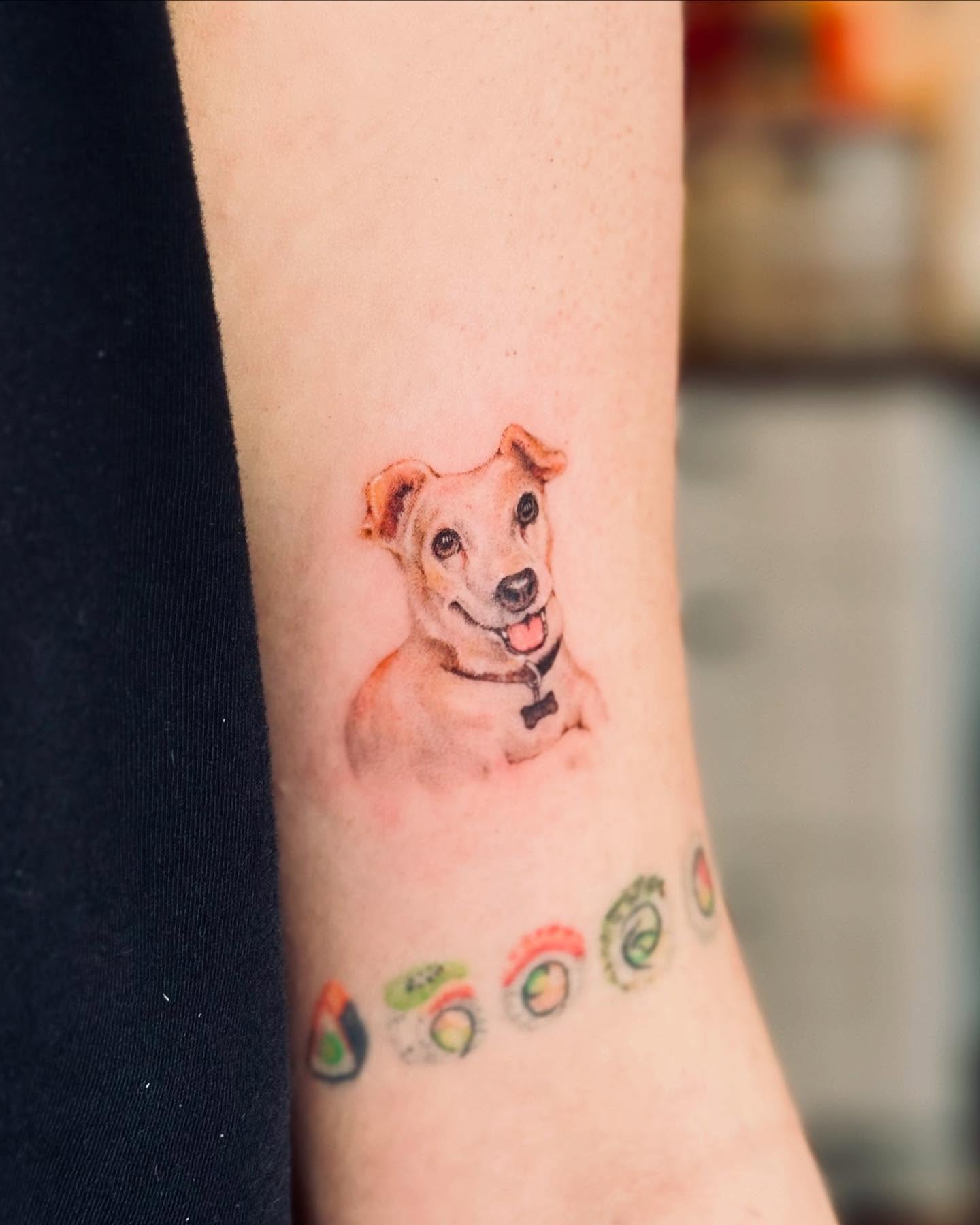 Tattoo by @jae.tattoos — watercolor