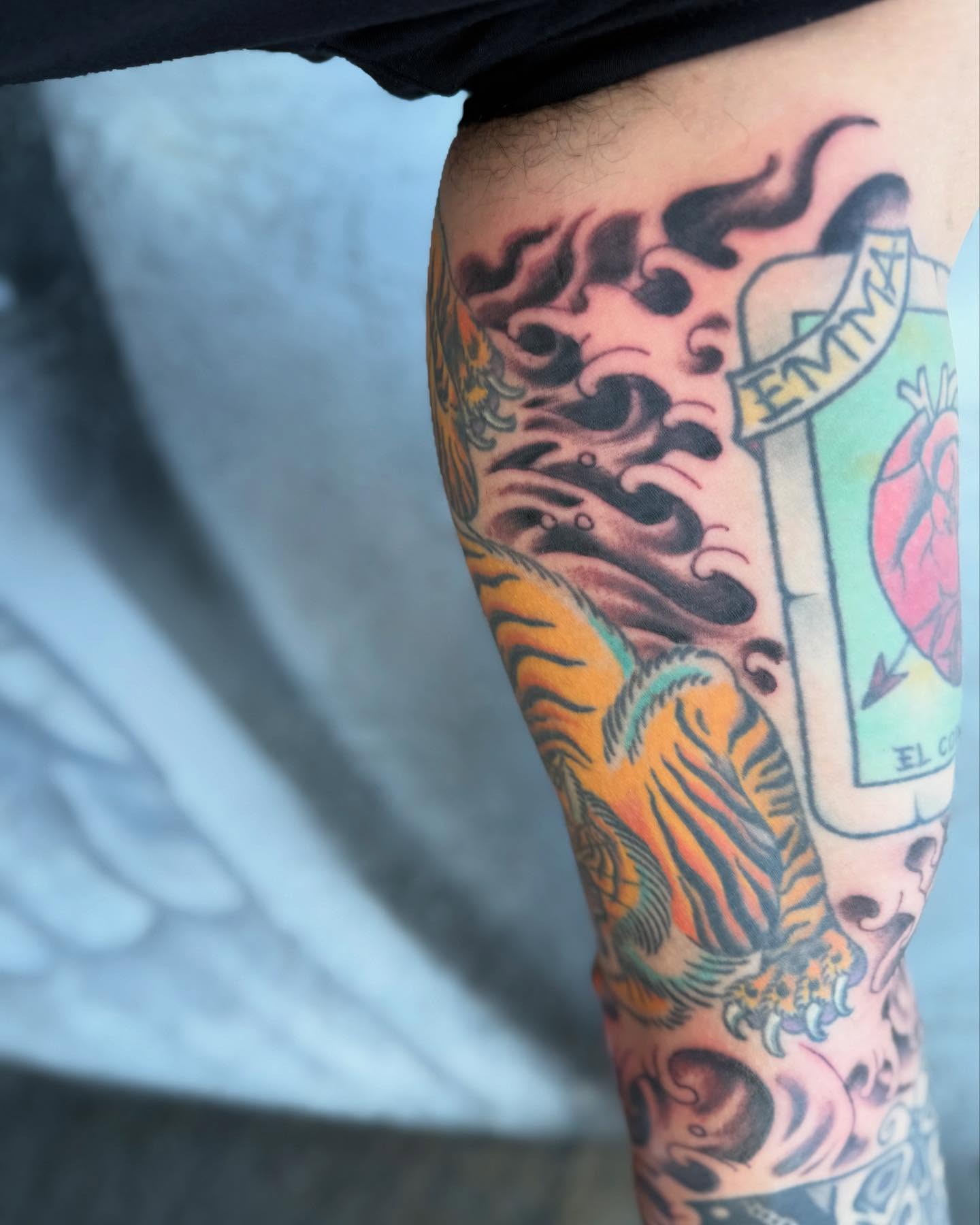 Tattoo by @connalcreates — american_traditional, dotwork