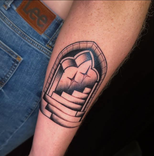 Tattoo by @jennitattoo โ black_and_grey, ornamental