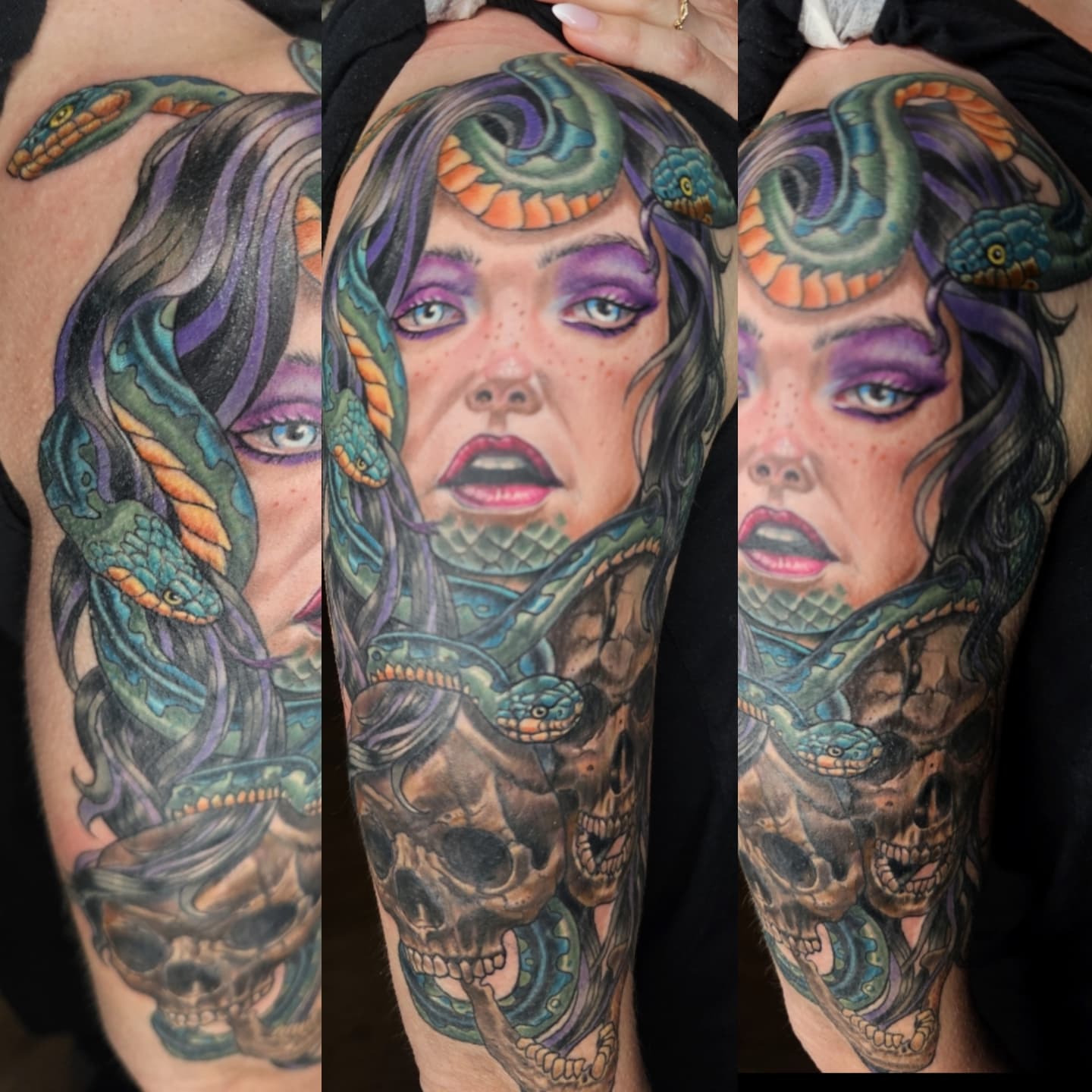 Tattoo by @billwhitejrtattoos — realism, dark_realism