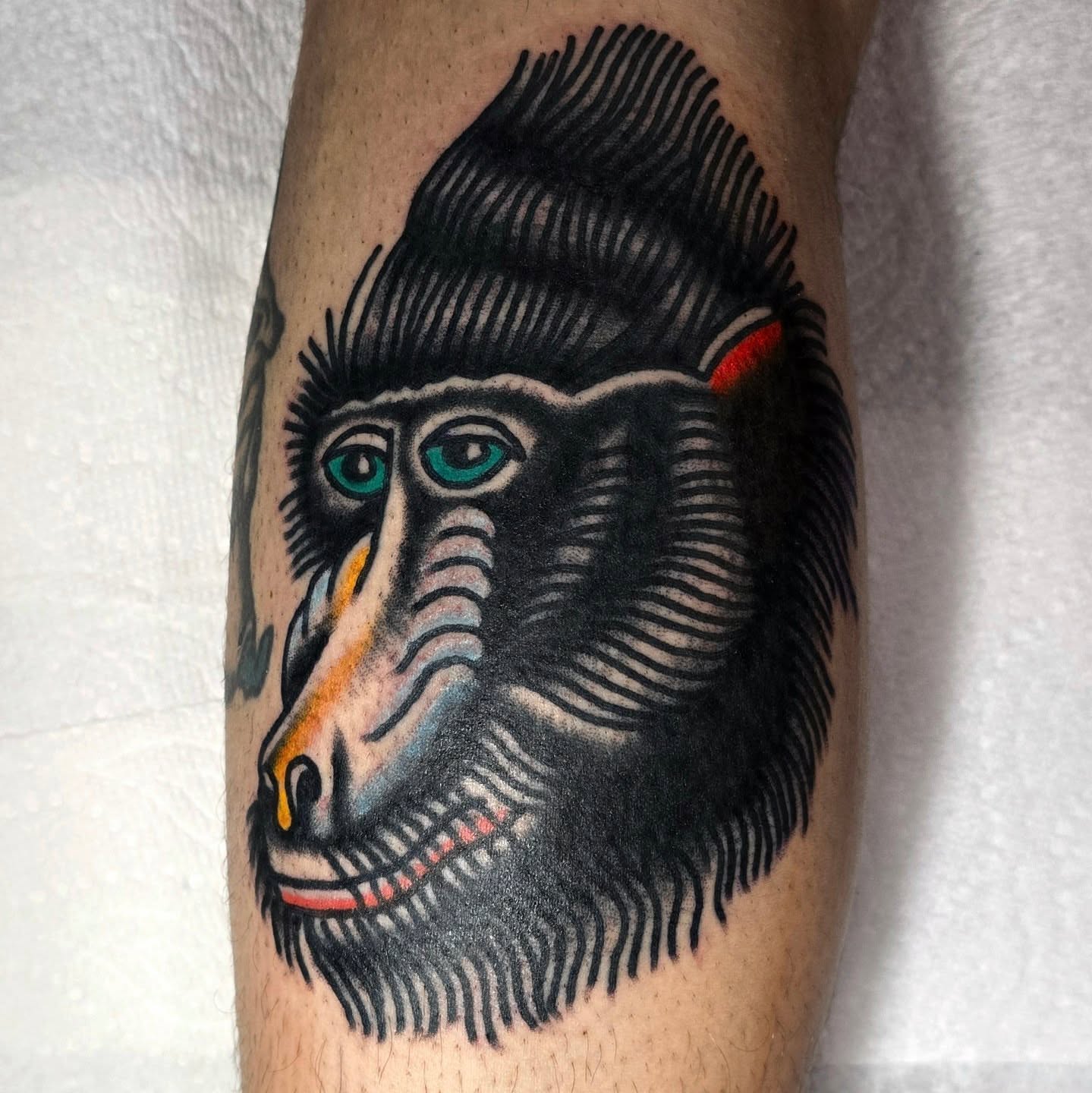 Tattoo by @arobertsontattoo — american_traditional, realism