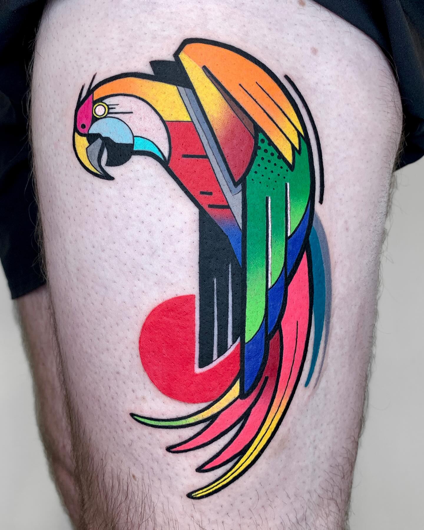 Tattoo by @hurjaesae — geometric