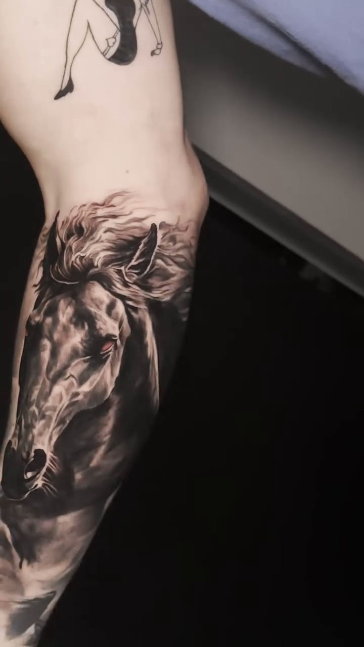 Tattoo work at Fort Wayne Tattoo Convention 2026