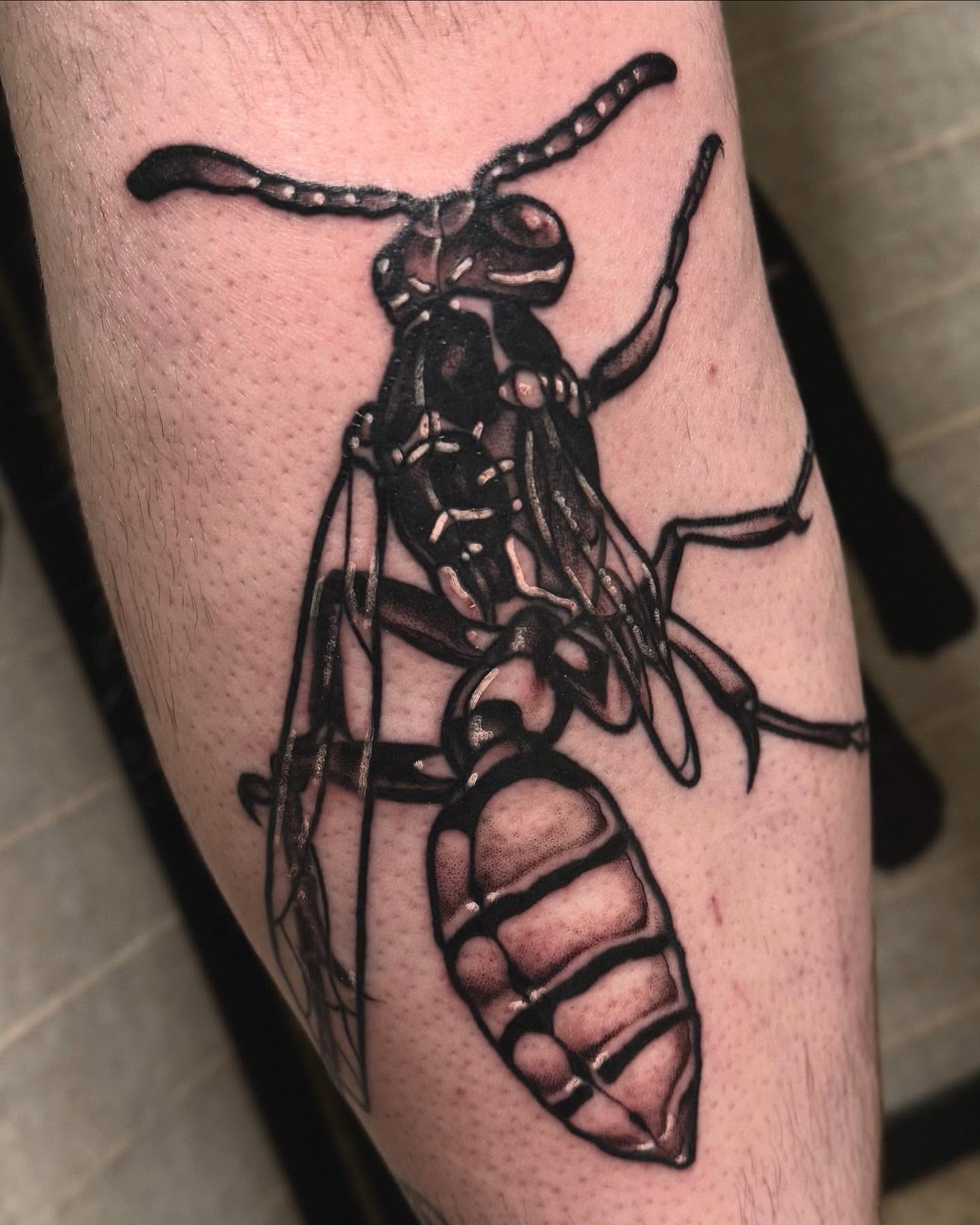 Tattoo by @starrdvst_ β black_and_grey